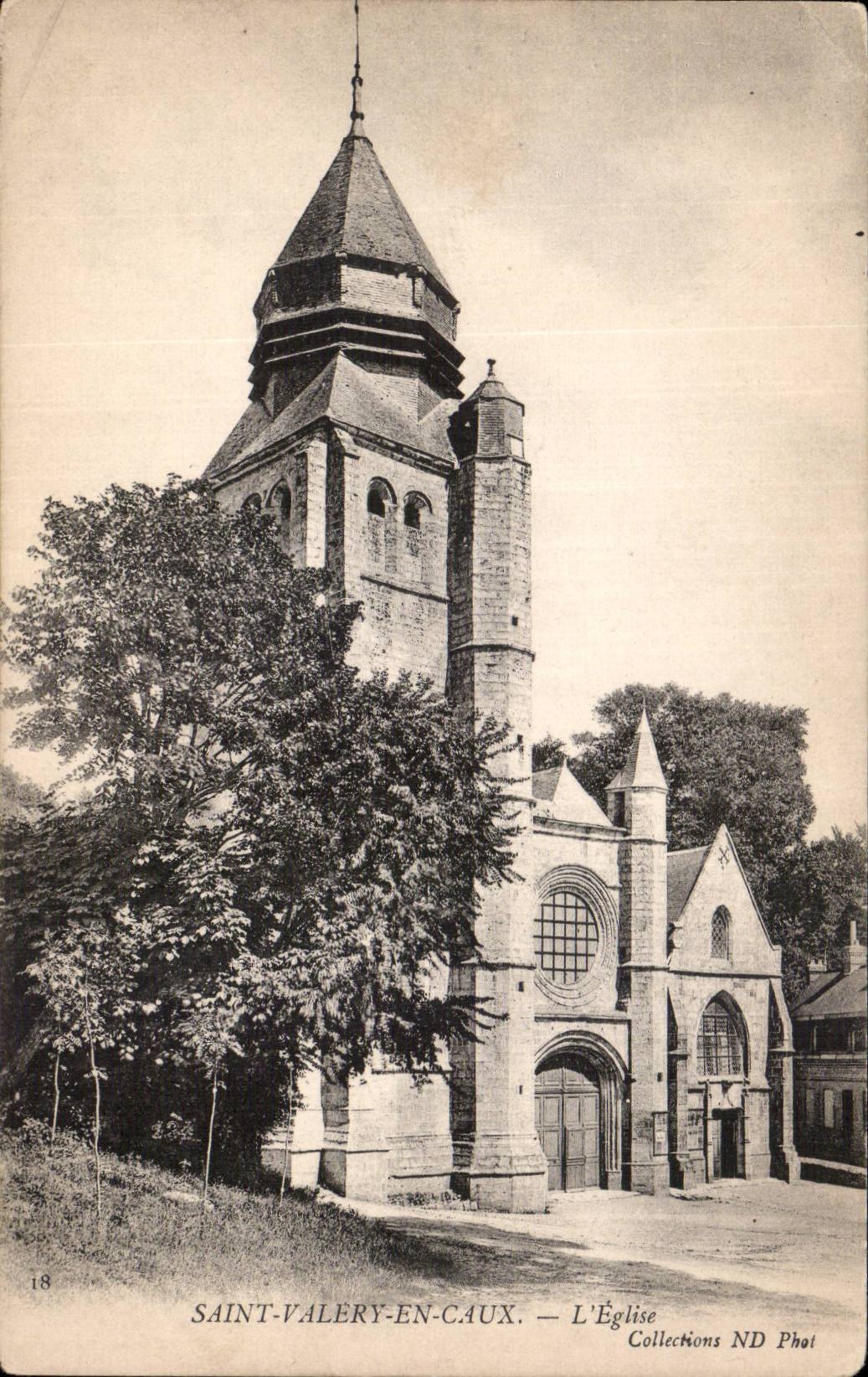 Saint Valery in Caux - Church - CPA