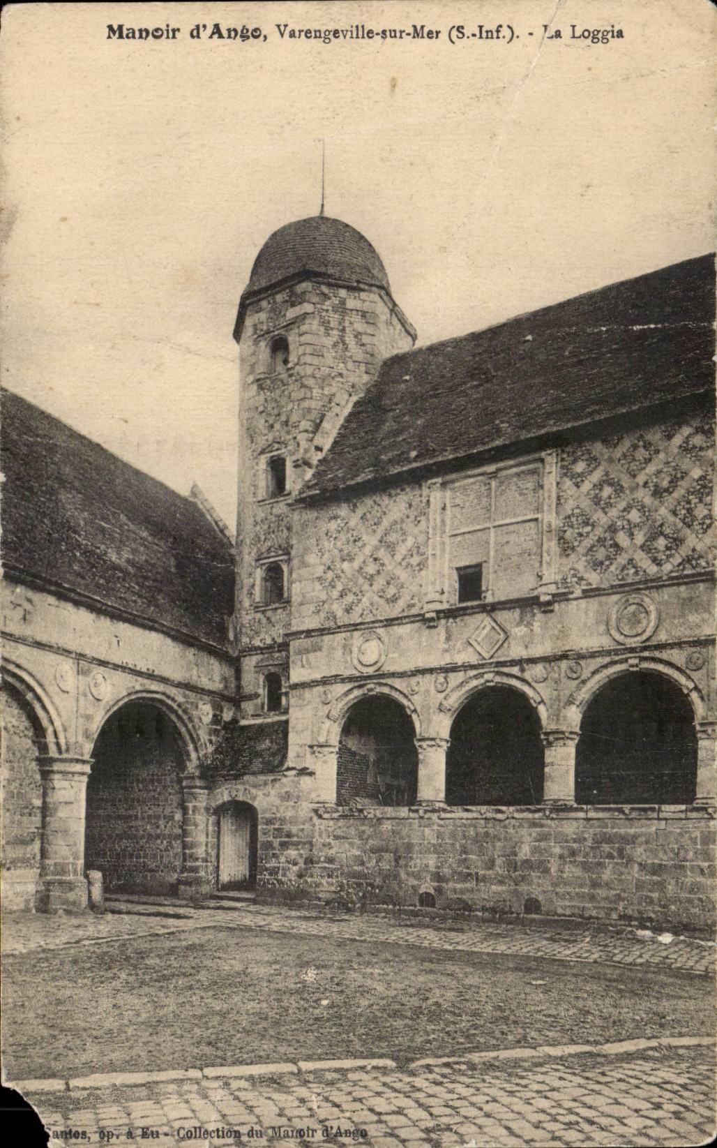Varengeville-on-sea - Manor Ango - the Loggia - CPA