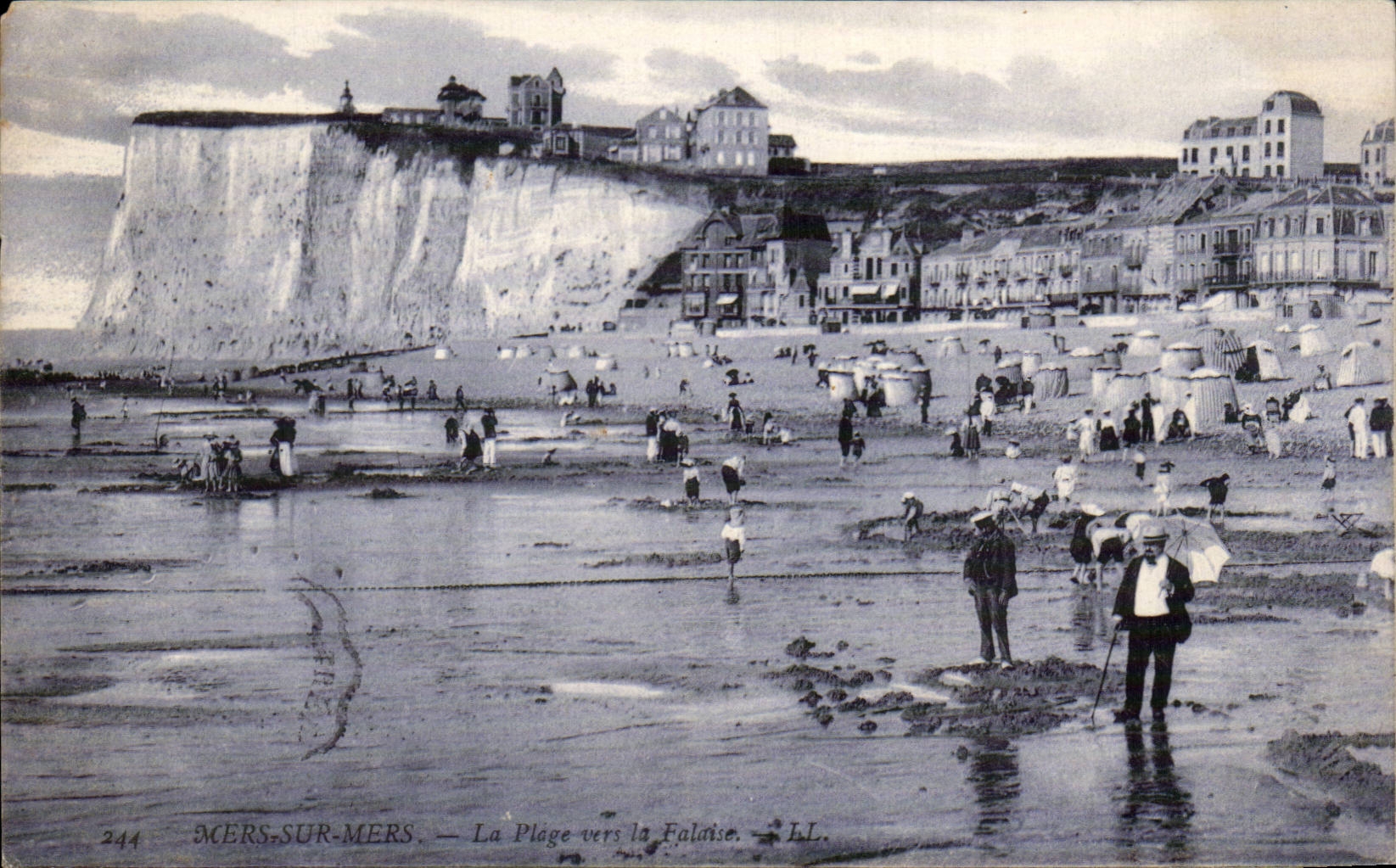 Seas les Bains - the Place towards Cliffs - CPA