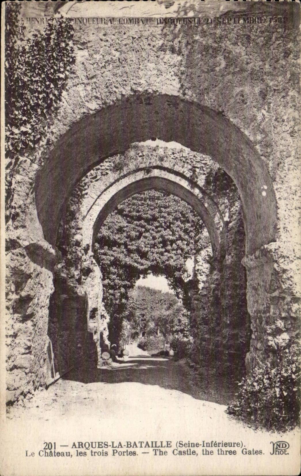 Arch the Battle - the Castle - CPA