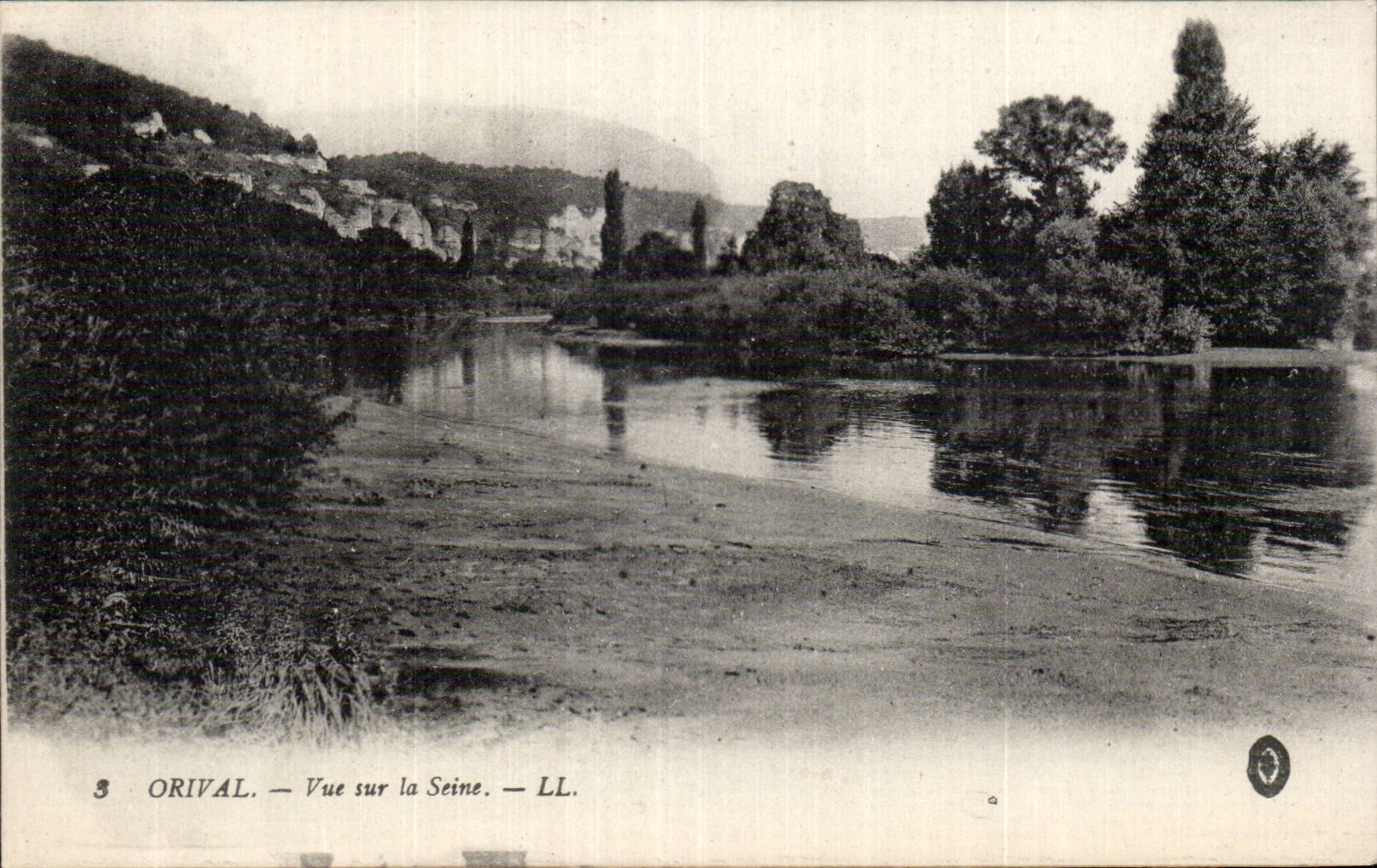 Orival - Sight on the Seine - CPA