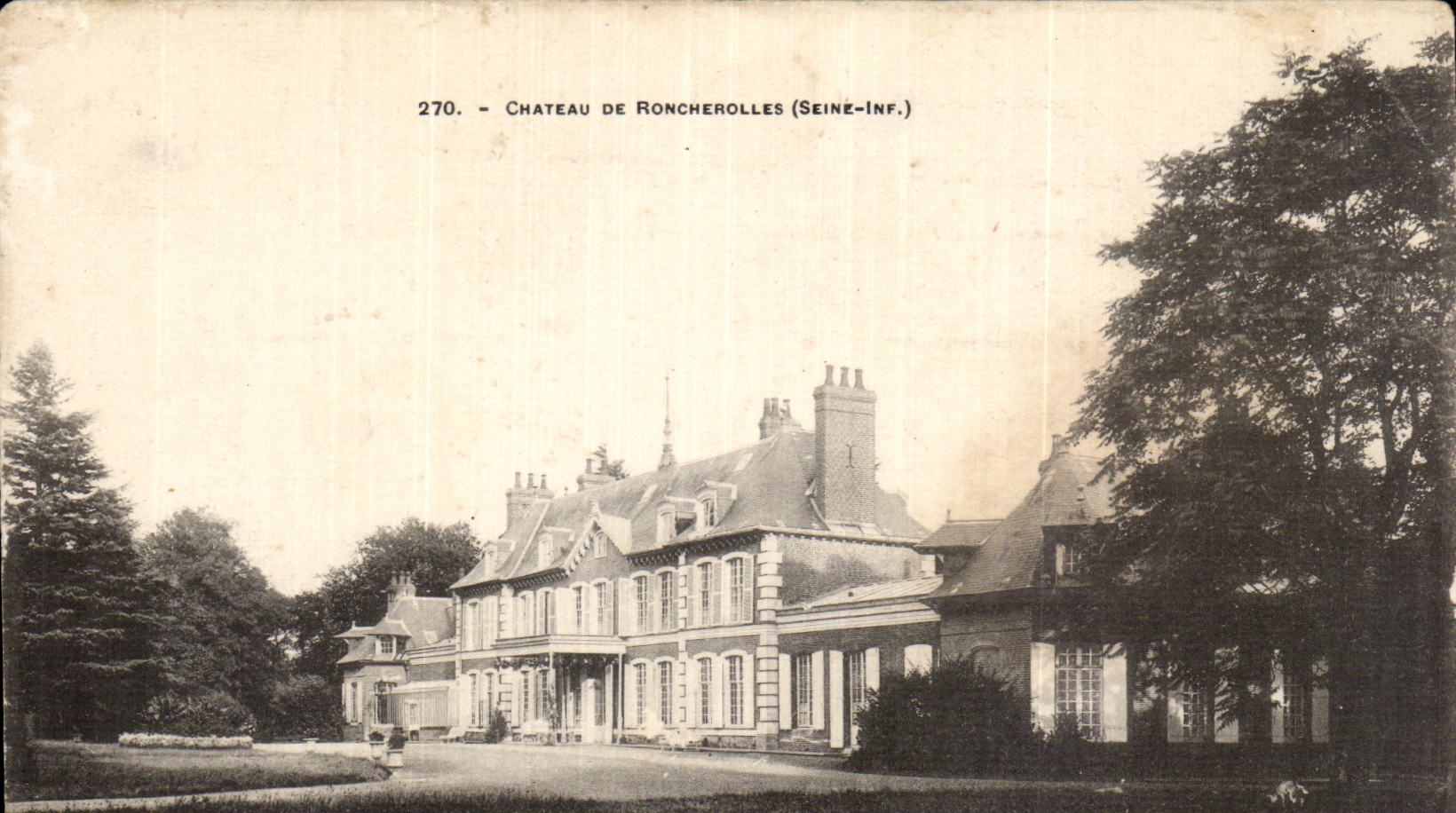 Castle of Roncherolles - CPA
