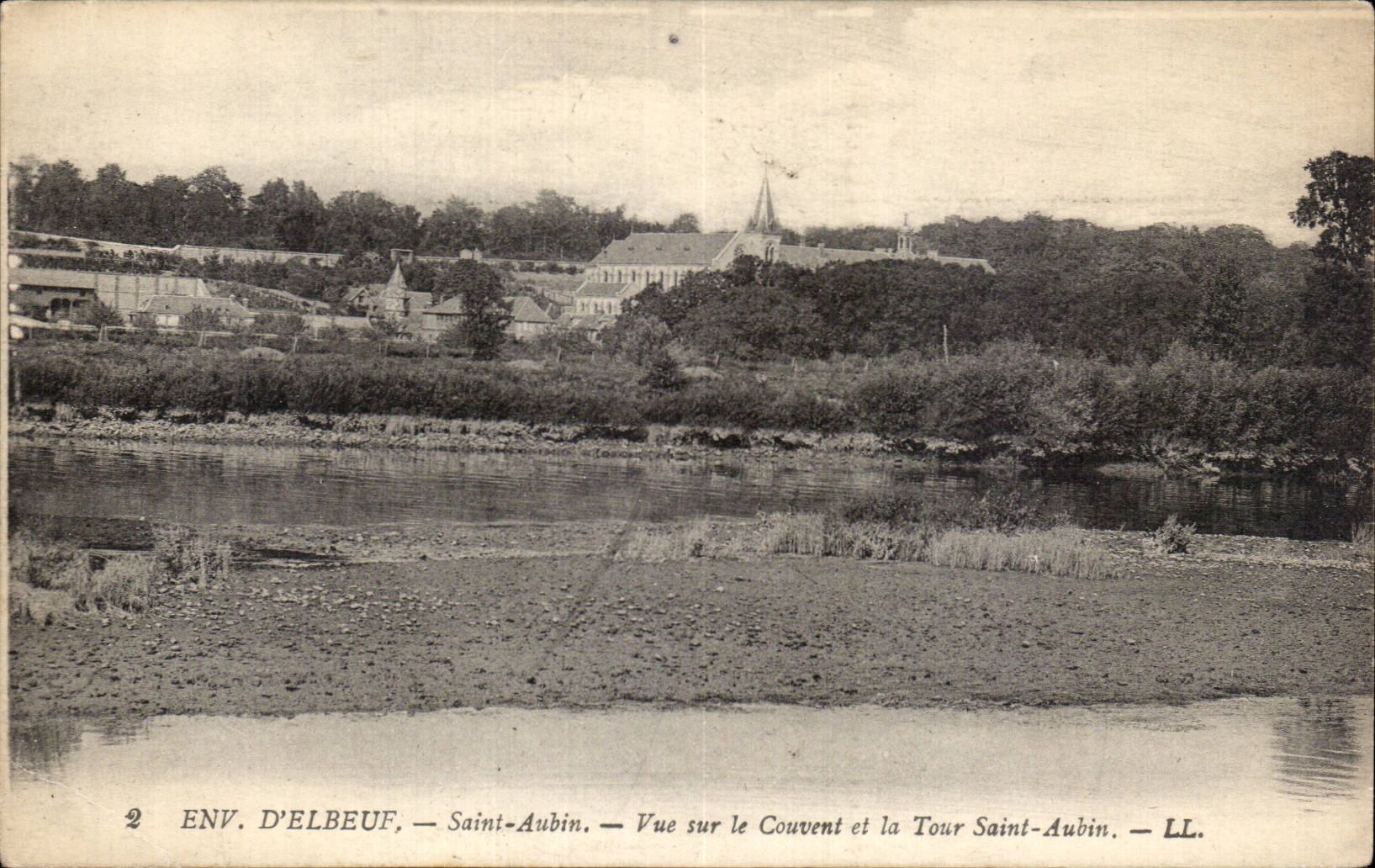 Surroundings Elbeuf - Saint Aubin - Sight on the Convent - CPA