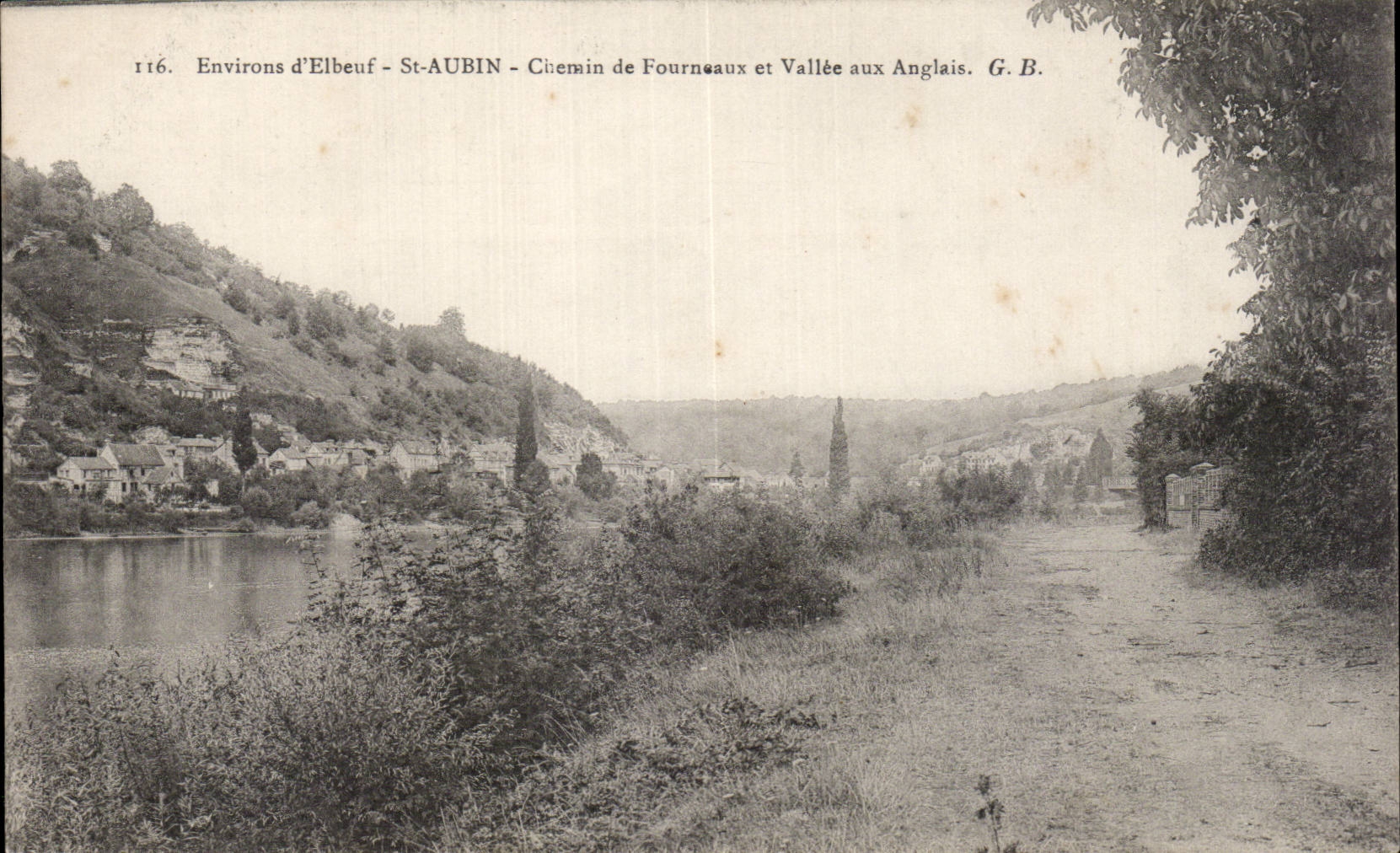 Saint Aubin - Surroundings Elbeuf - Valley with the English - CPA