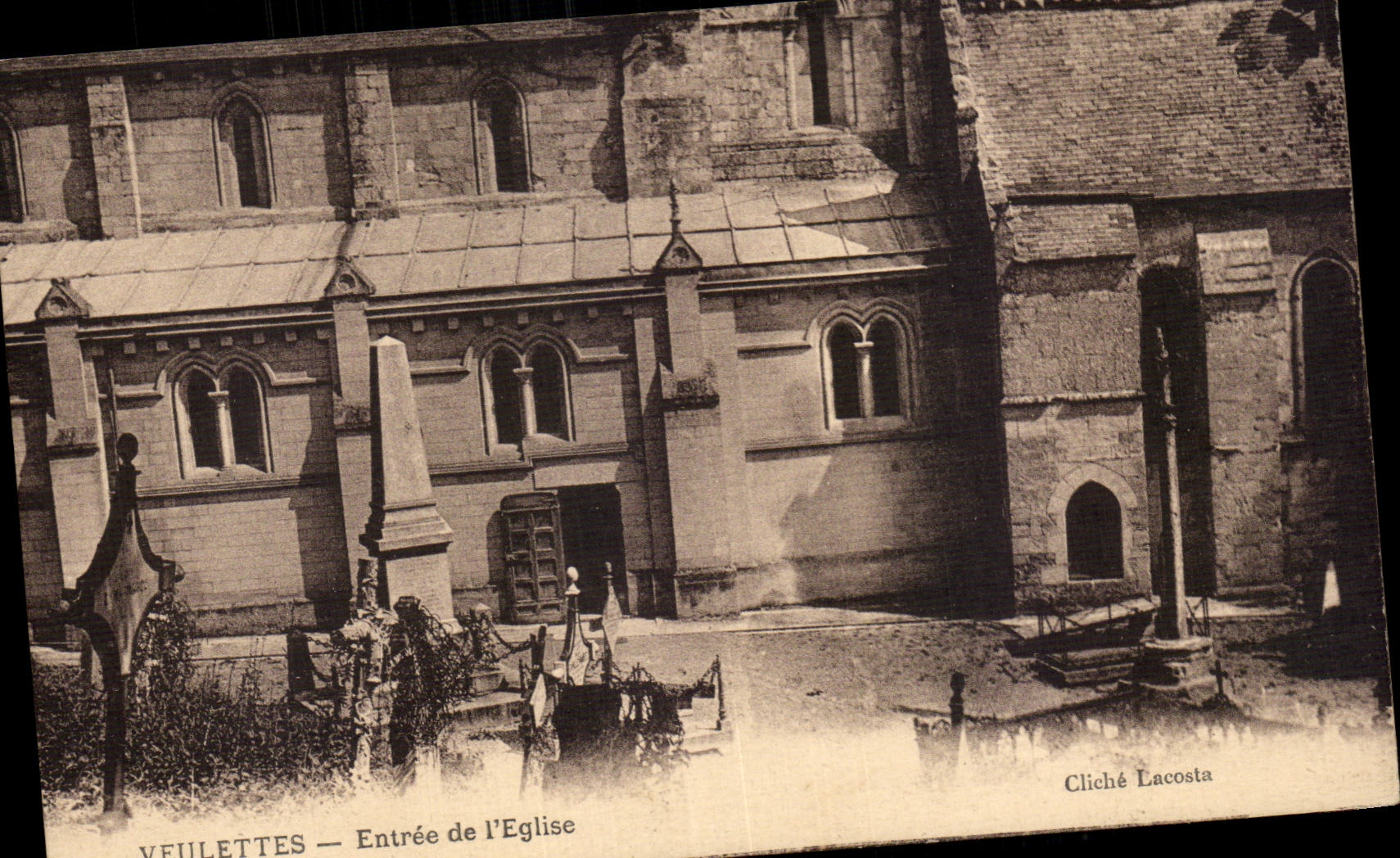 Veulettes les Bains - Entrance of Church - CPA