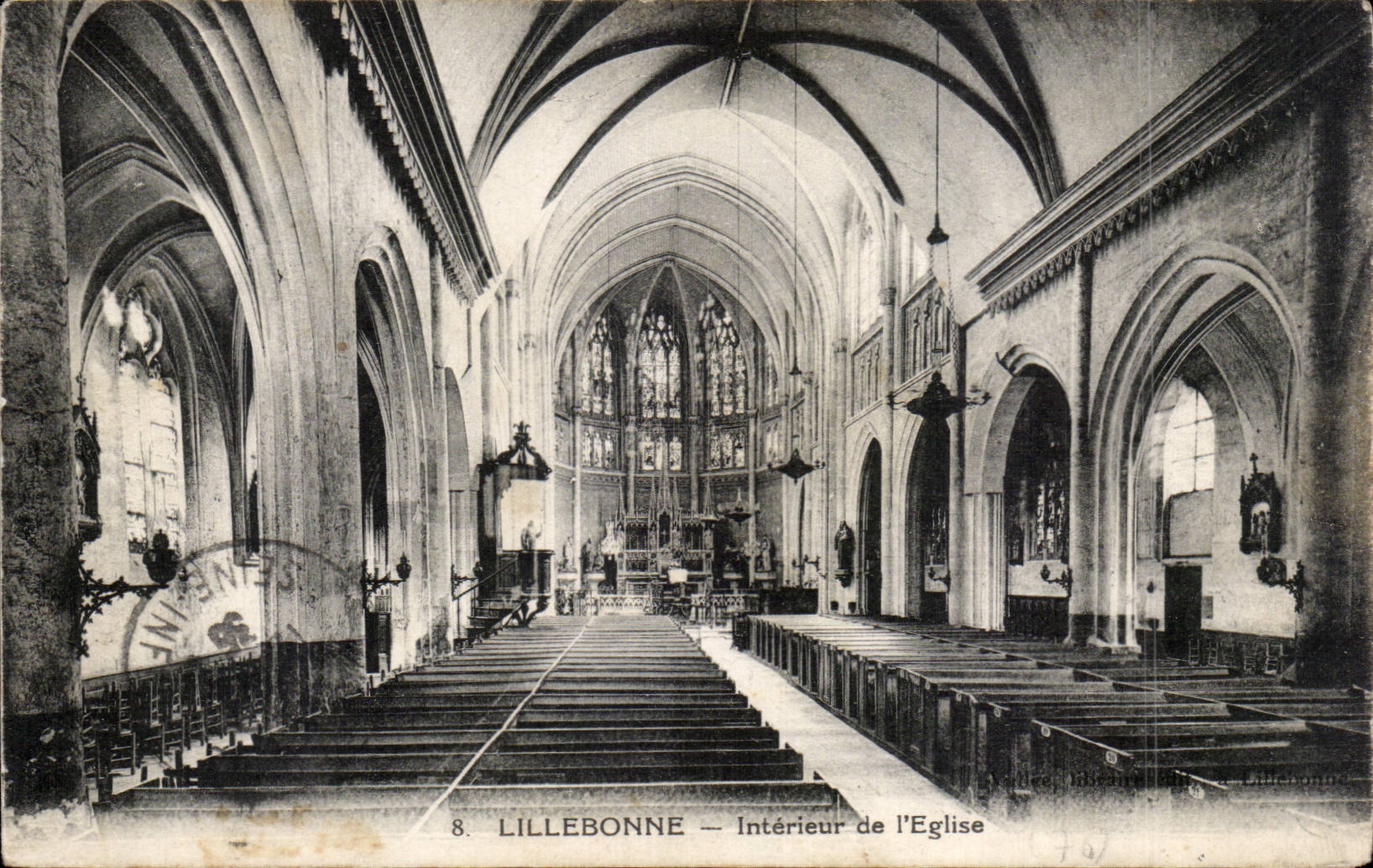 Lillebonne - Church - CPA