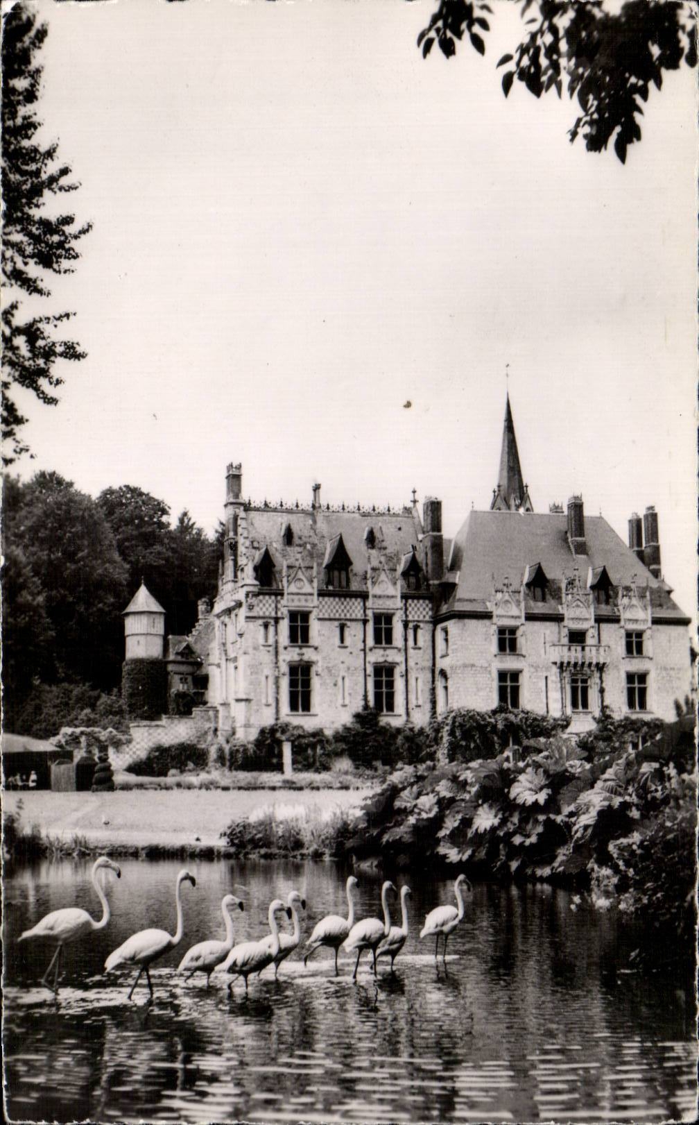 Cleres - jardines zoologicos - ataque frontal del castillo - CPA