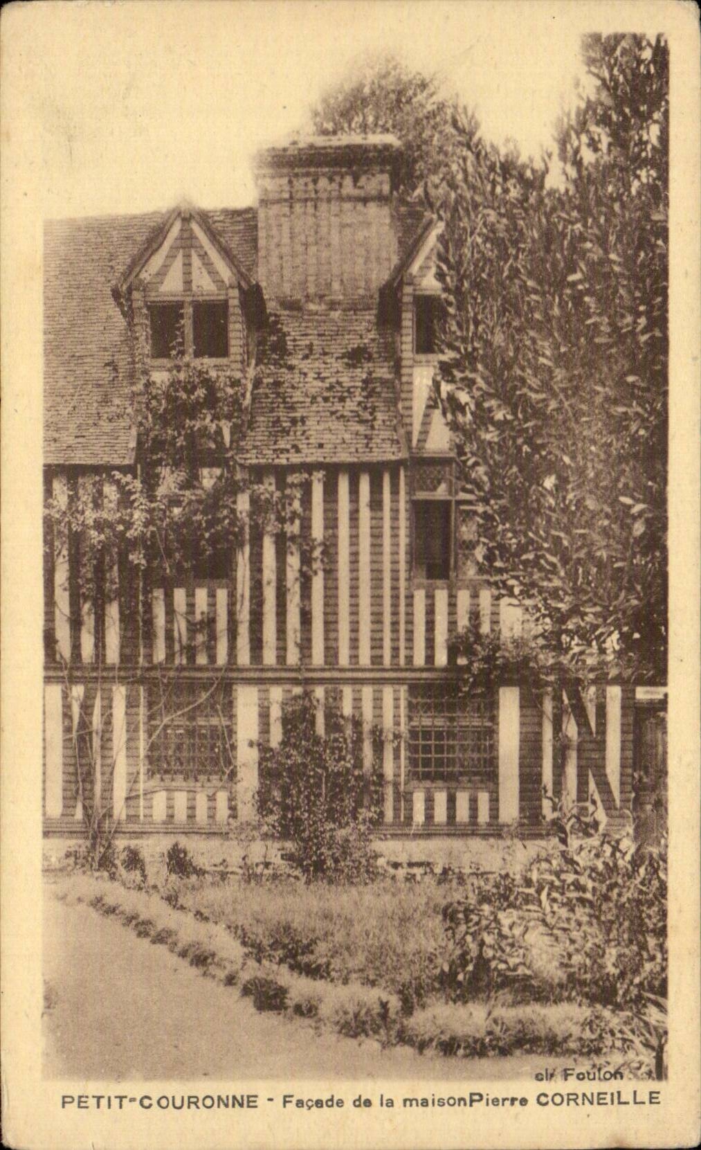 Ataque frontal pequeno de la casa de Pierre Corneille - coronas de CPA