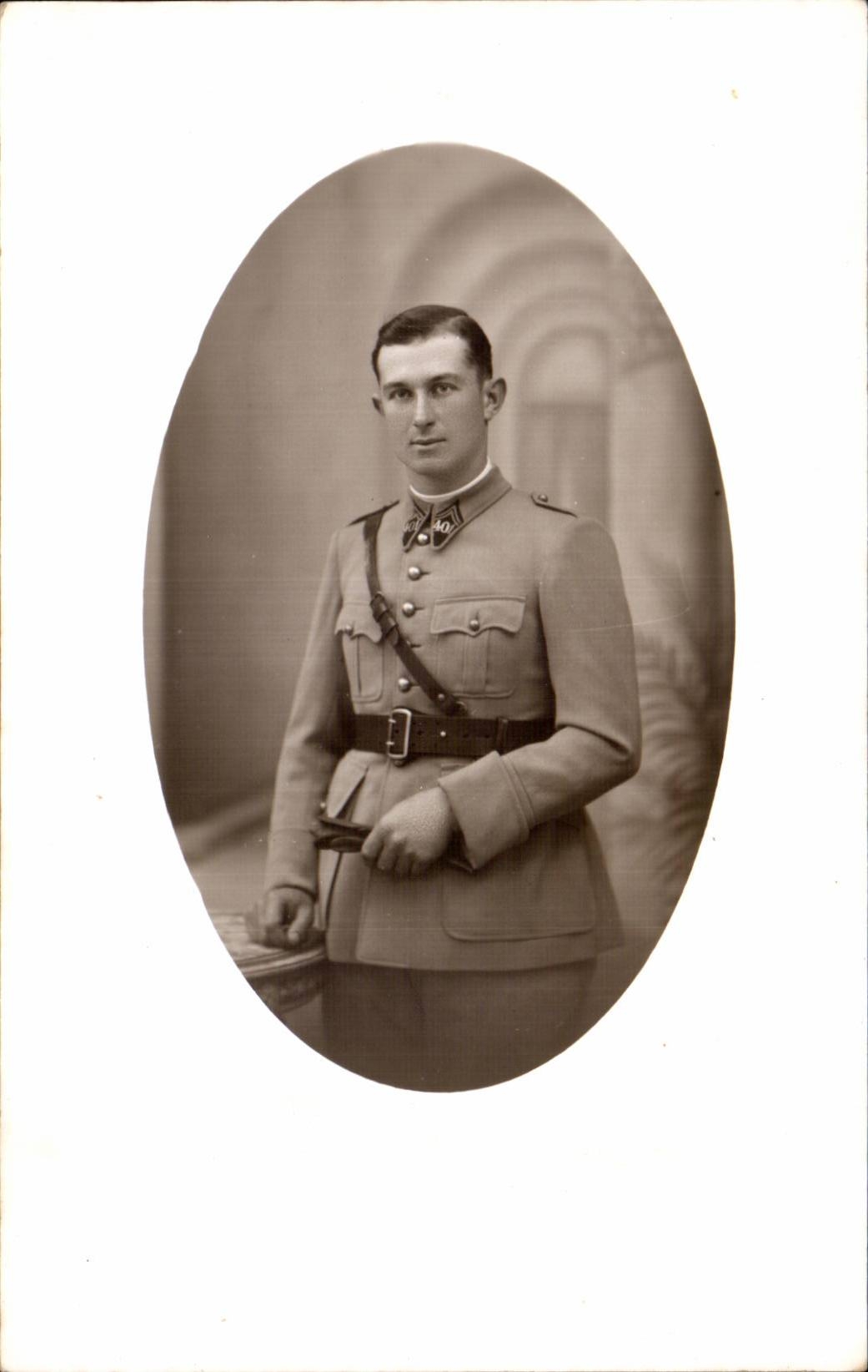 Real photo Militaria Soldier