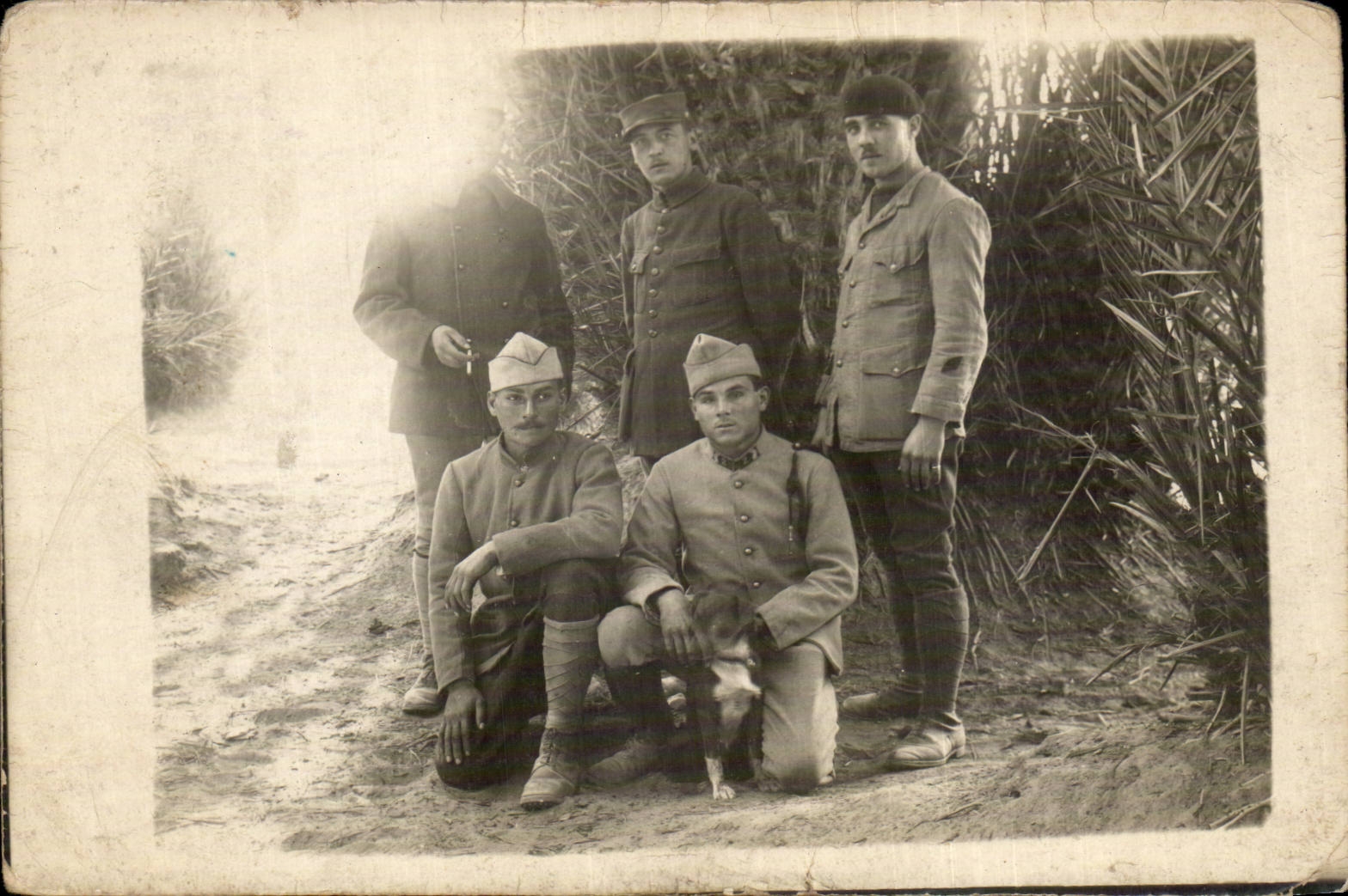 Real photo Soldiers militaria Ceylon Sri Lanka