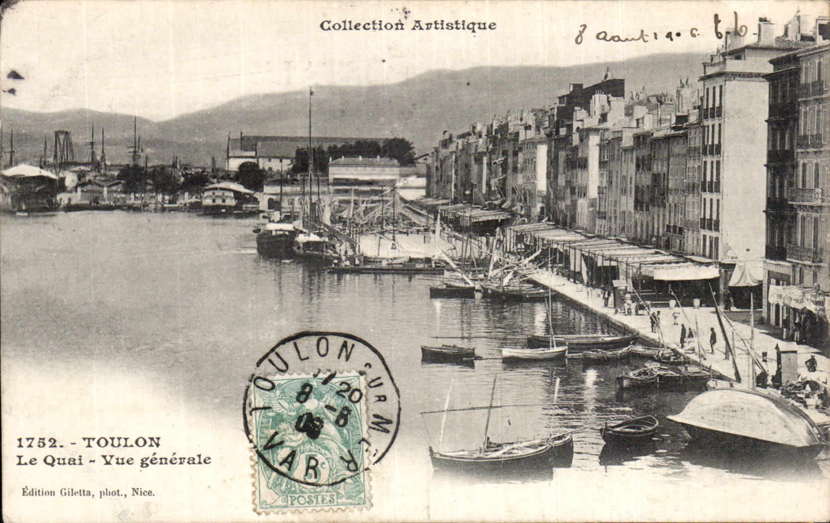 CPA Toulon the quay View