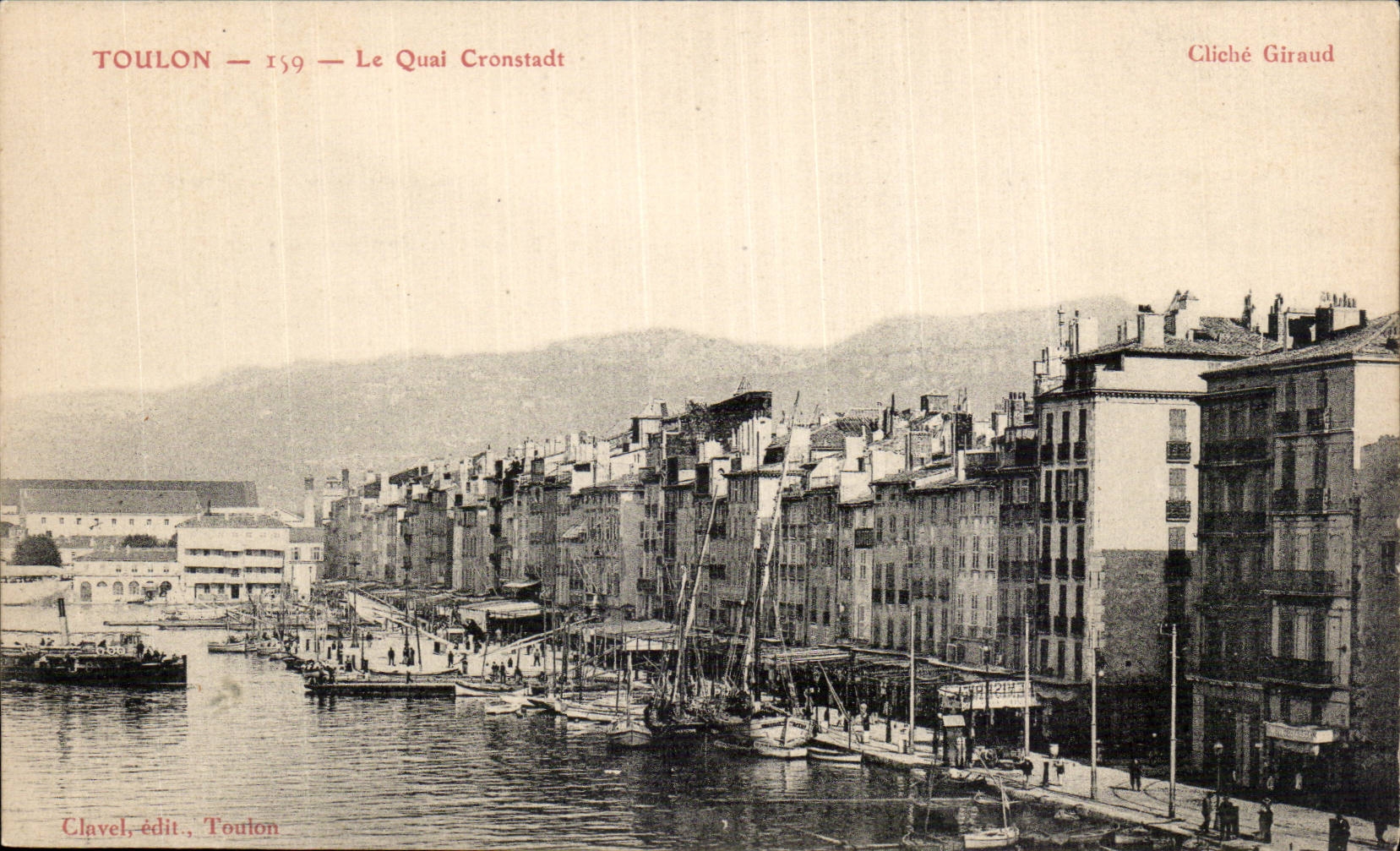 CPA Toulon the Cronstadt quay