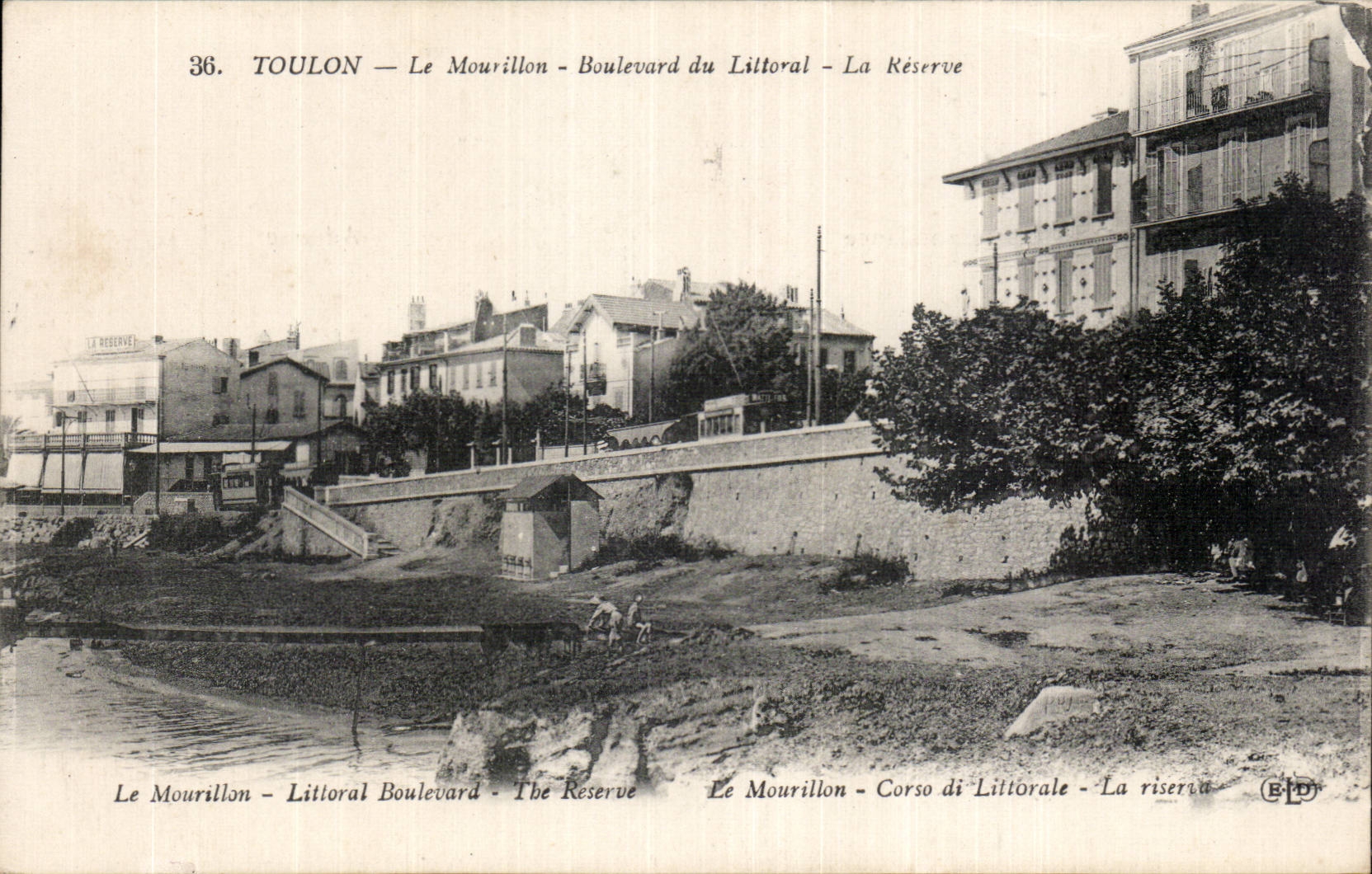 CPA Toulon Mourillon Boulevard of the littoral reserve