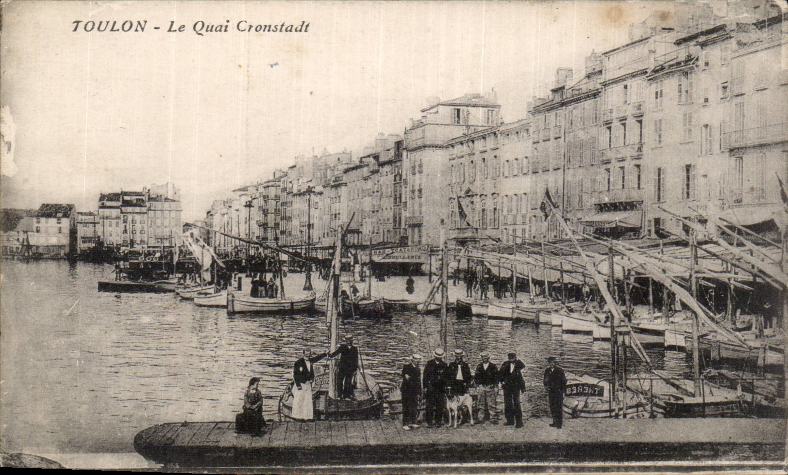 CPA Toulon the Cronstadt quay