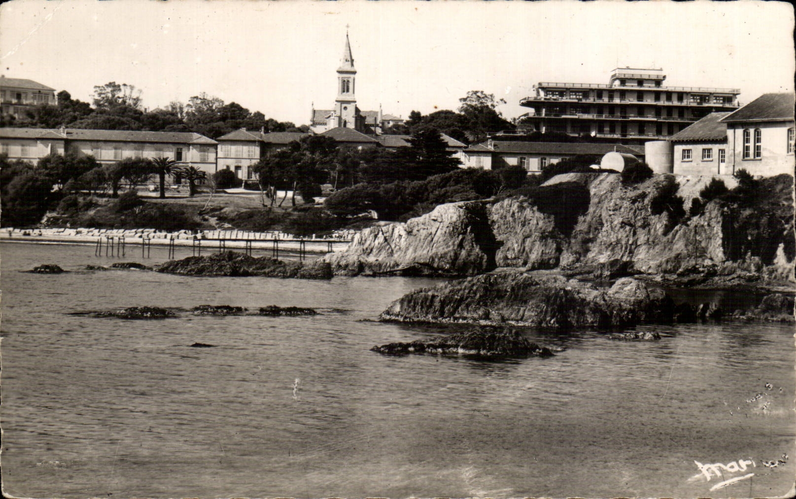CPA Presqu ile de Giens Giens La plage de l hopital