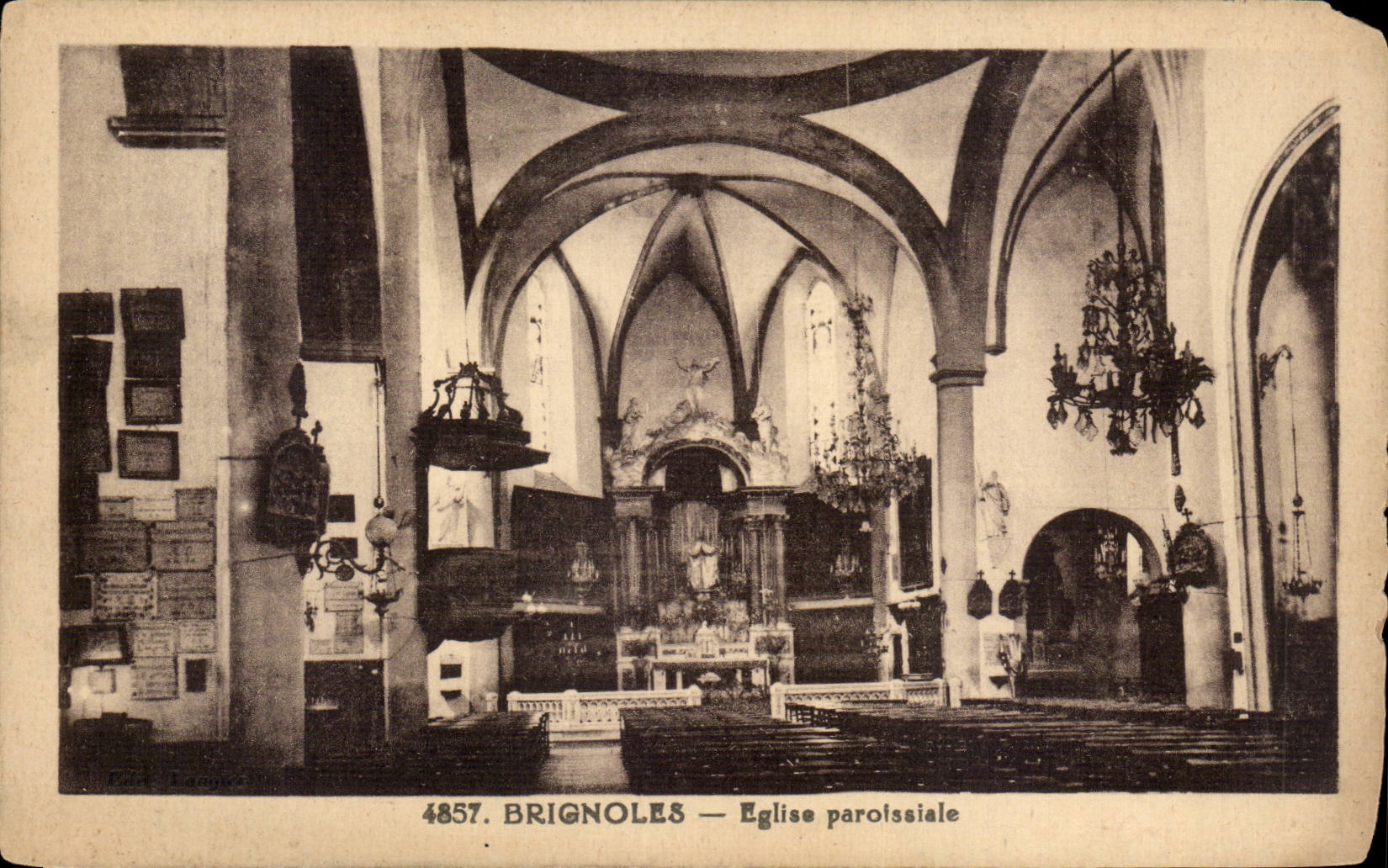 CPA Brignoles Parish church