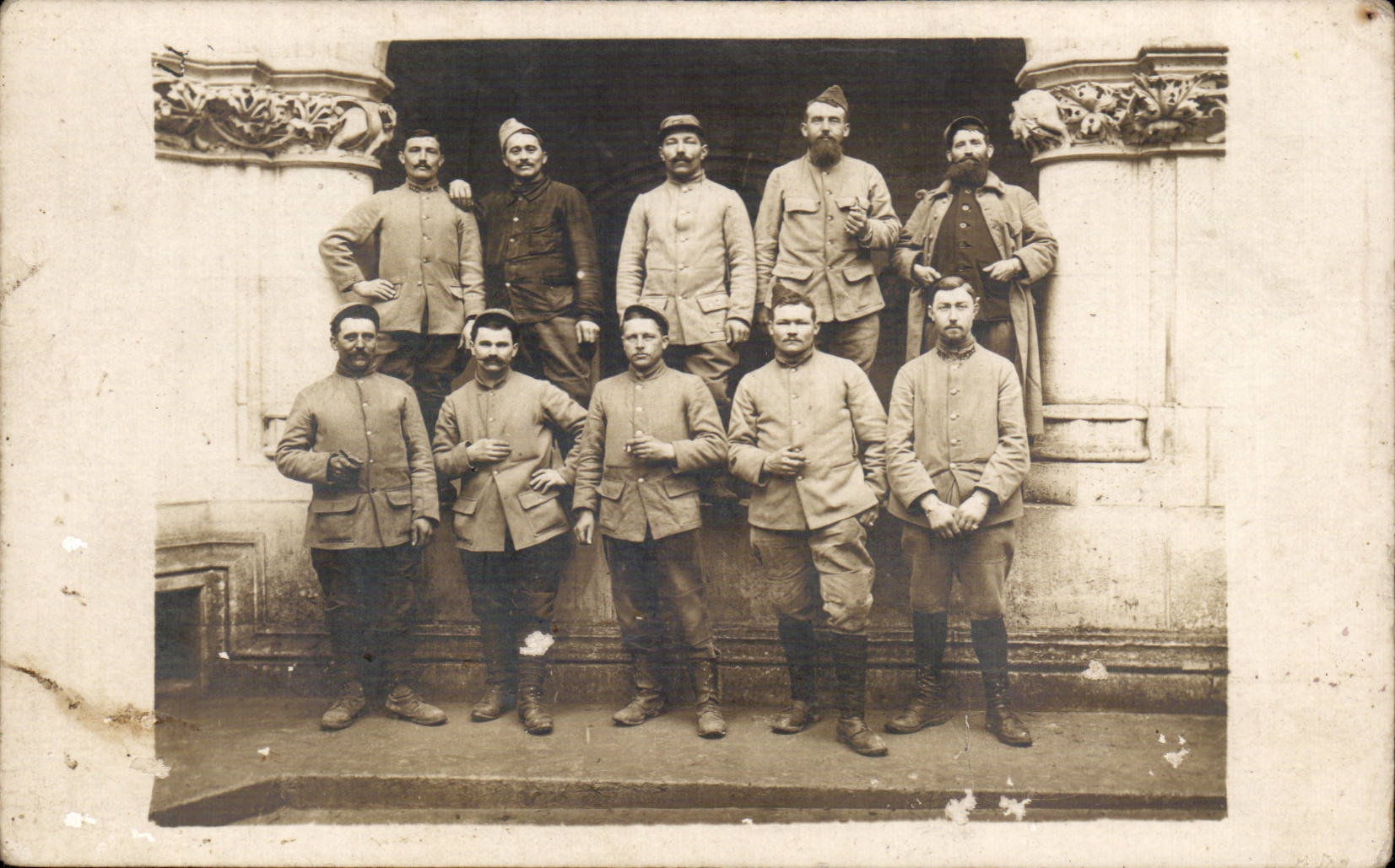 Real photo Militaria Soldiers