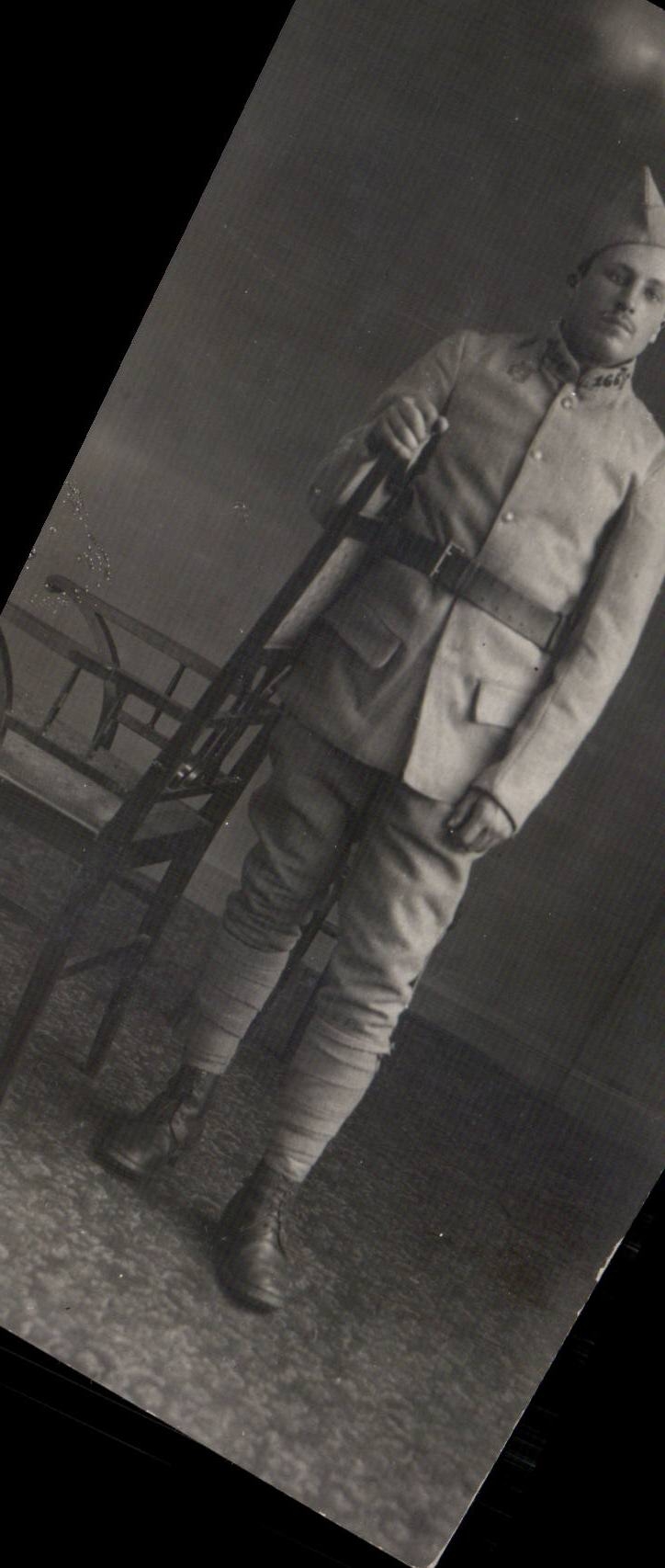 Real photo Militaria Soldier