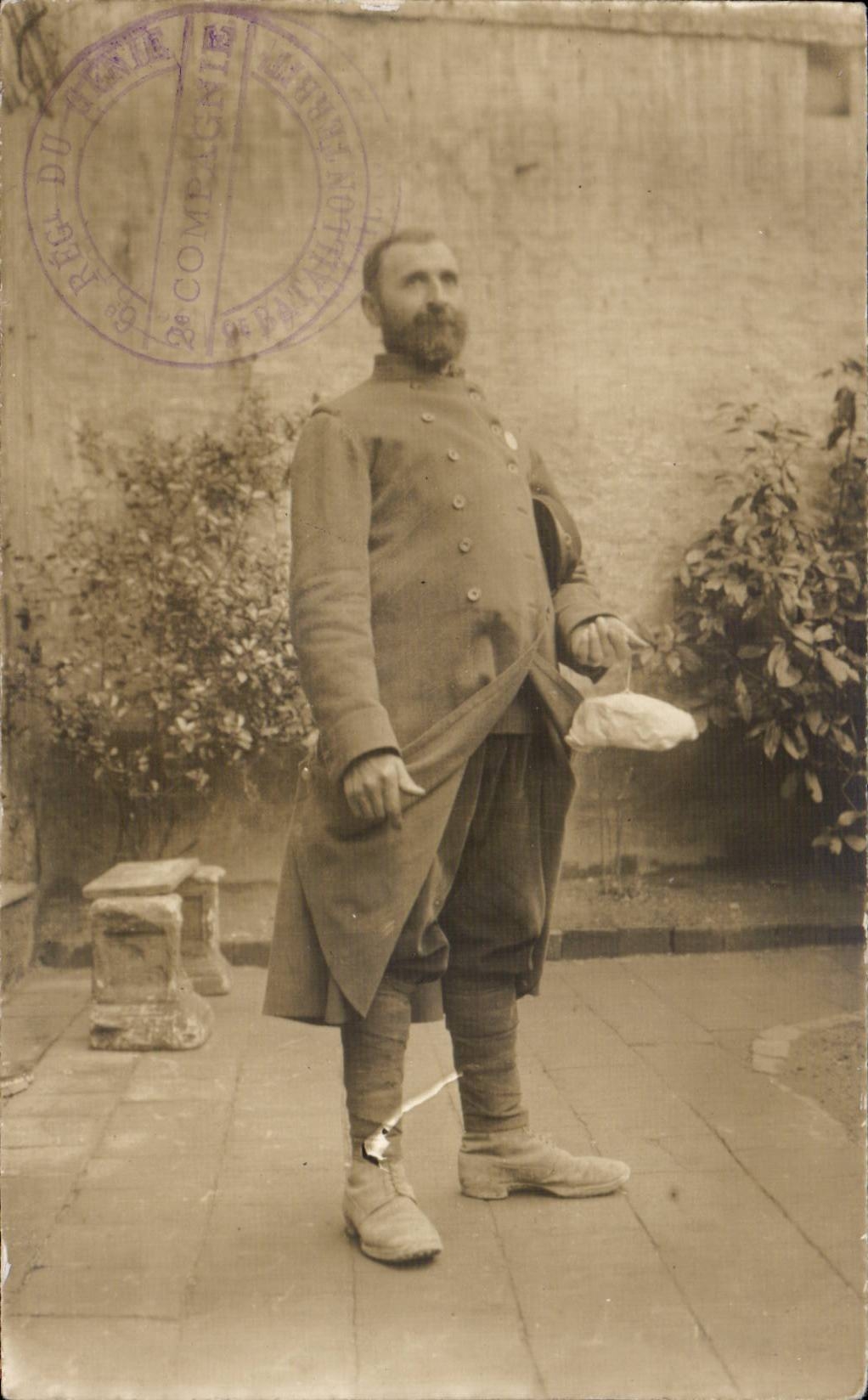 Real photo Militaria Soldier Regiment of genius