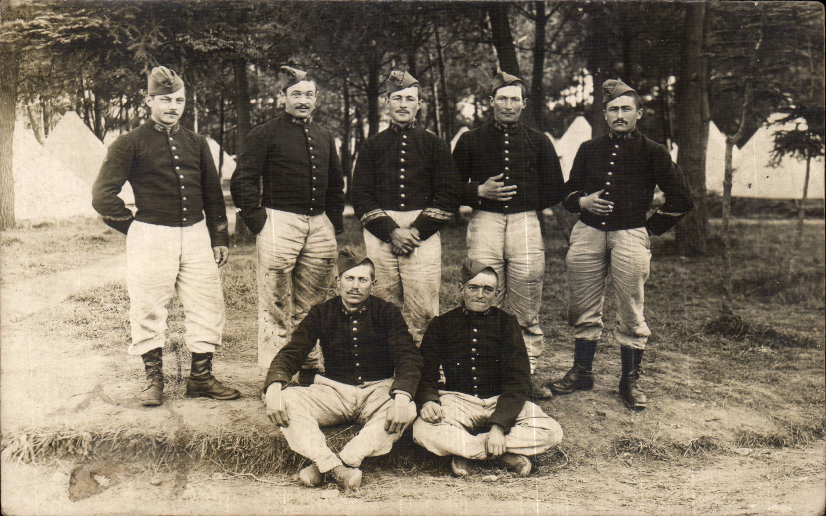 Real photo Militaria Soldiers