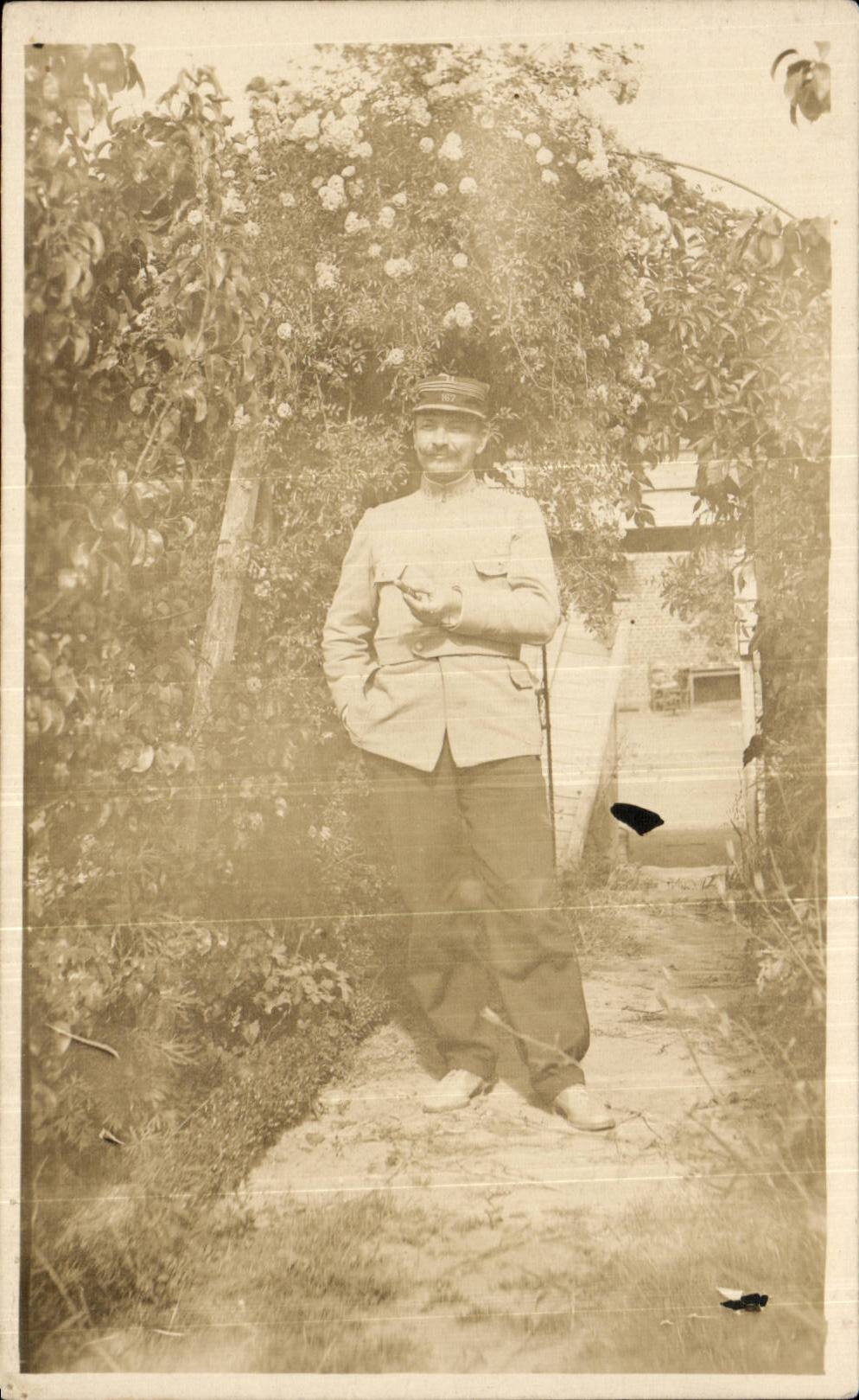 Real photo Soldier militaria