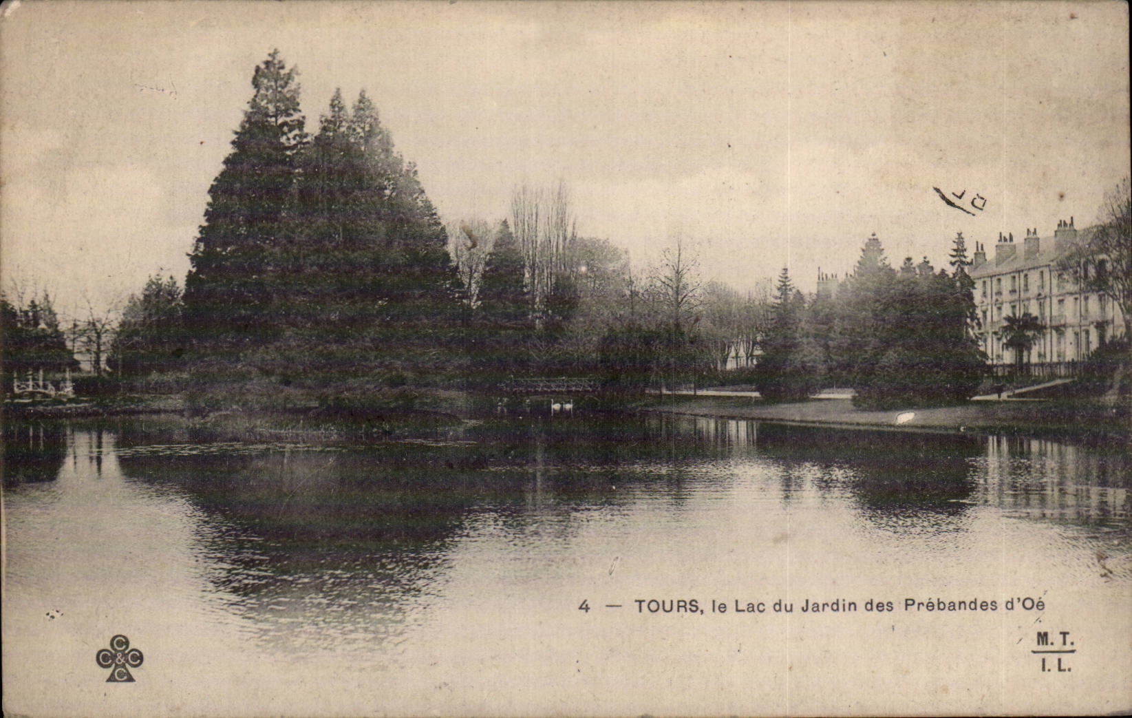 Tours - Le Lac du Jardin des Prebandes d Oe - CPA
