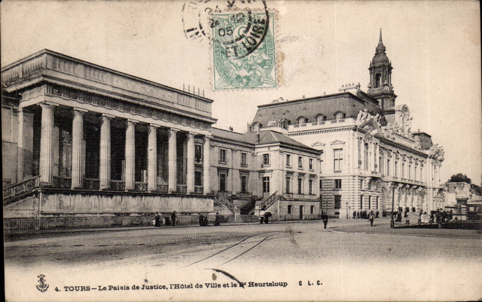 Tours - Le Palais de Justice - CPA 