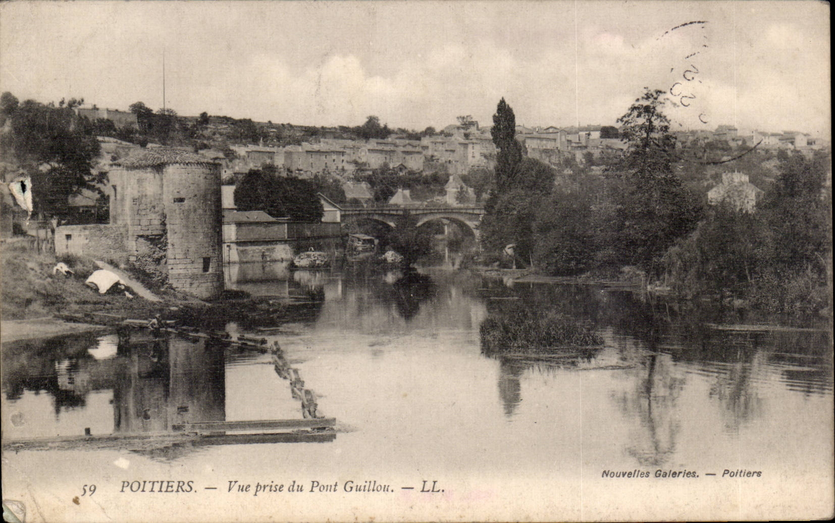 Poitiers - Seen from of the Guillon Bridge - CPA