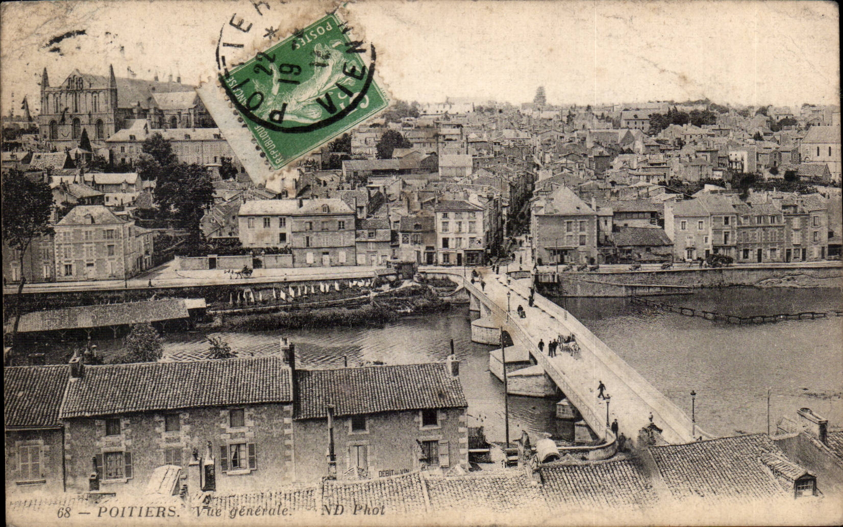 Poitiers - View - CPA