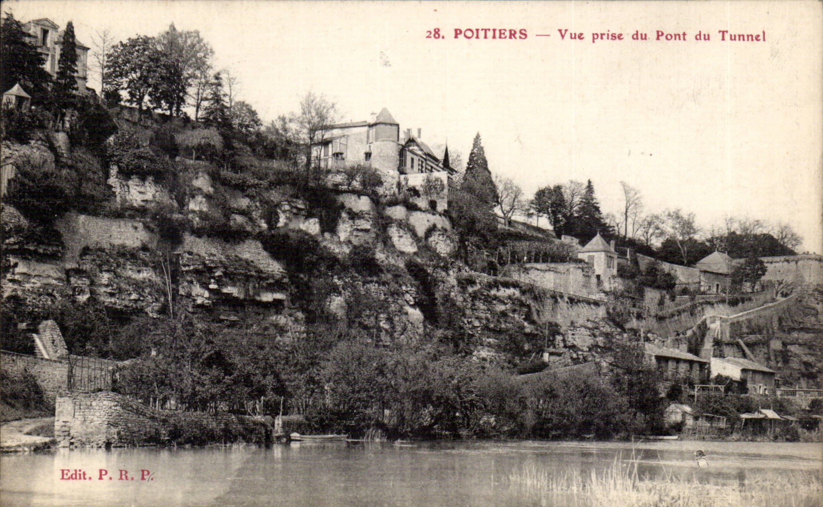 Poitiers - Seen from of the Bridge of the Tunnel - CPA