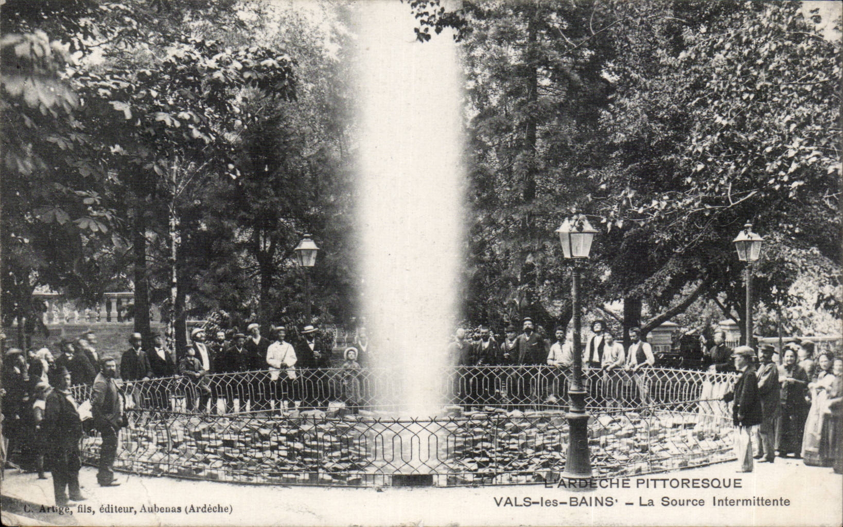 Valleys les Bains - the Intermittent Source - CPA