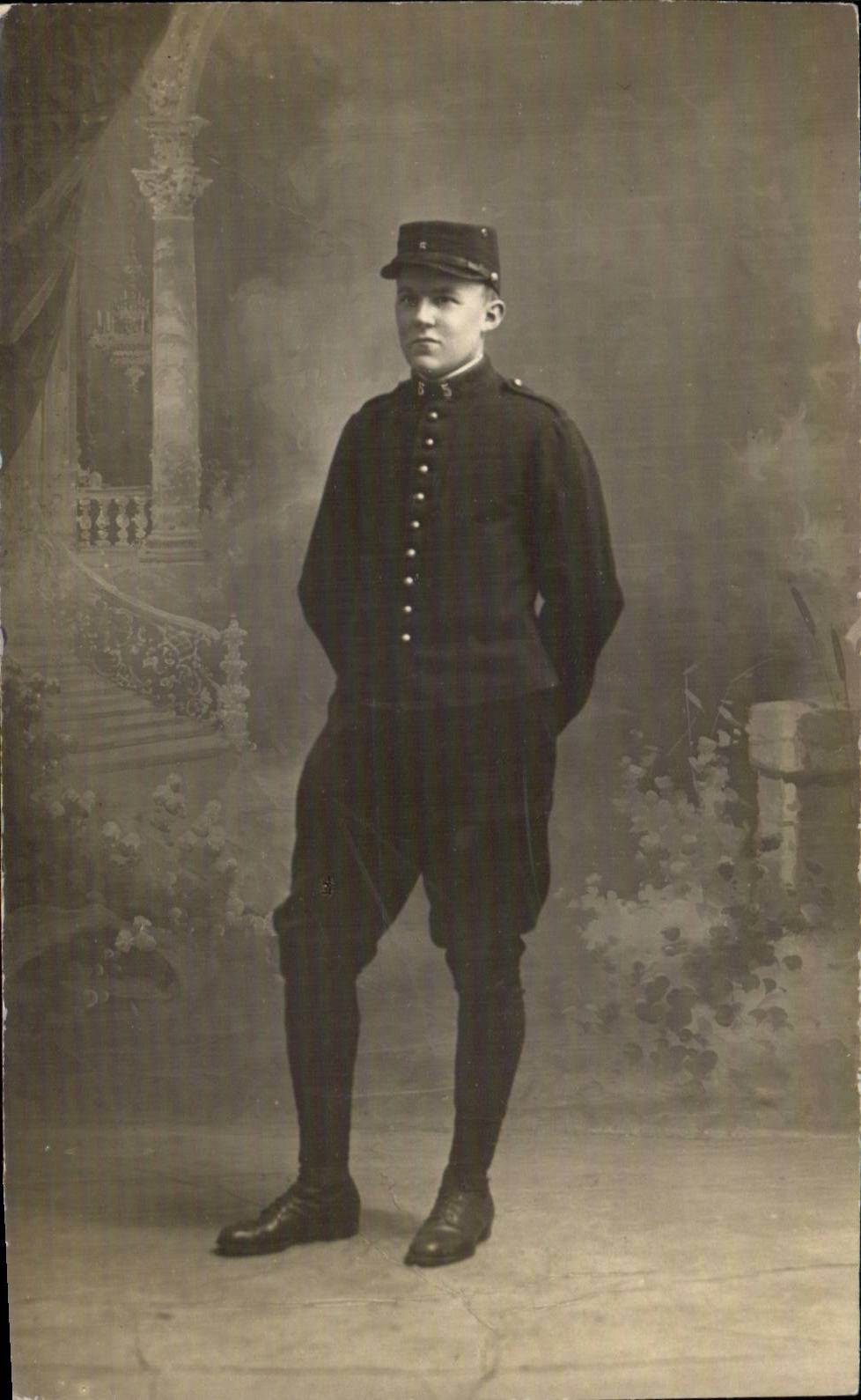 Real photo Militaria Soldier