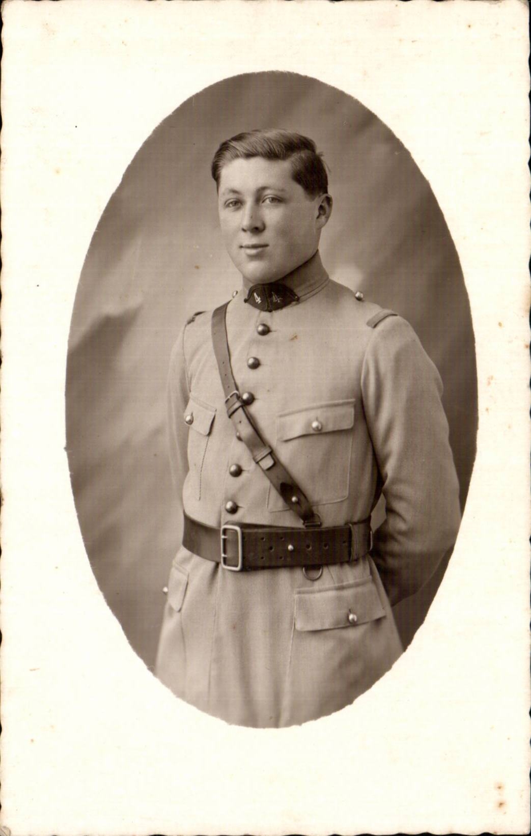 Real photo Militaria Soldier