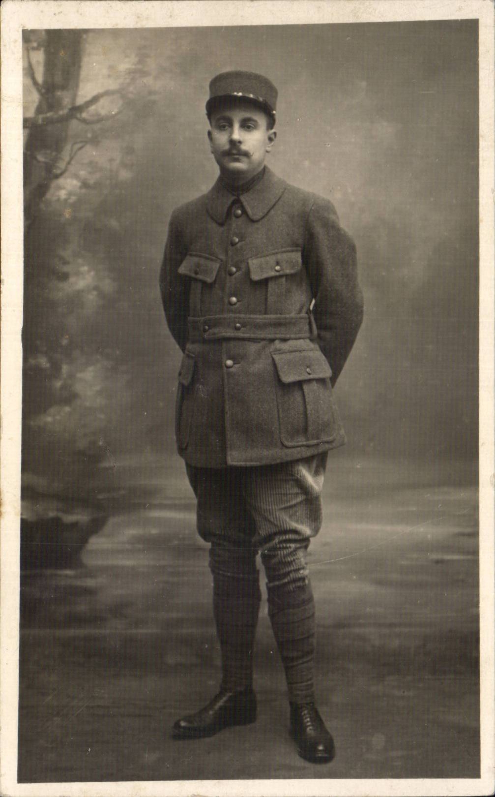 Real photo Militaria Soldier