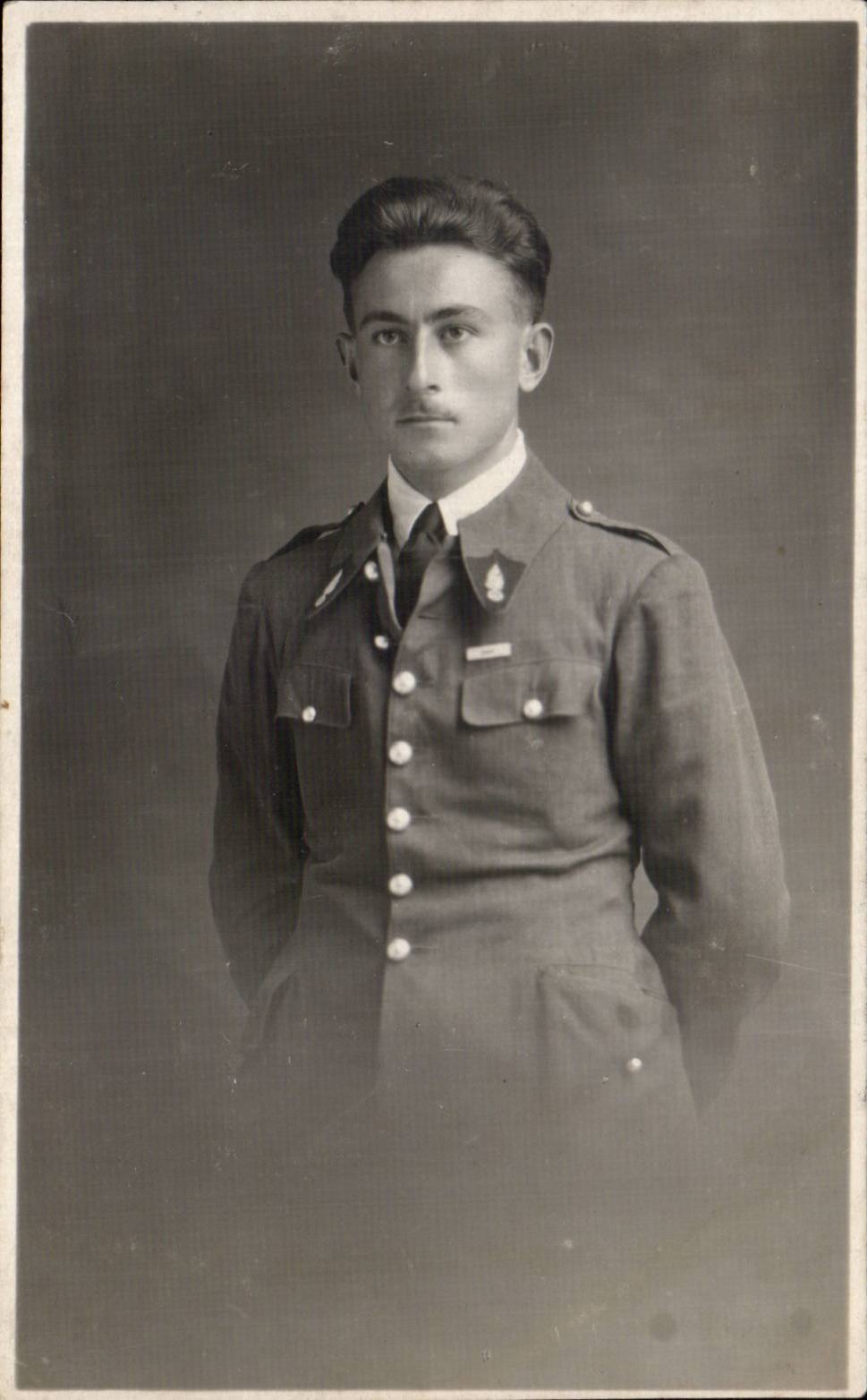 Real photo Militaria Soldier