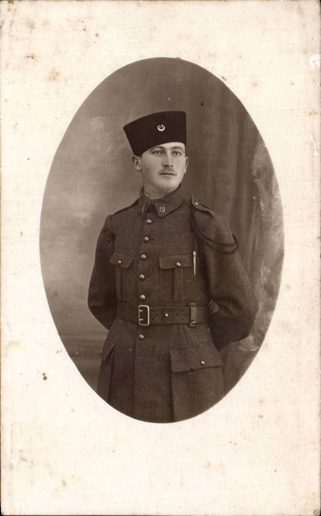 Real photo Algeria Constantine Militaria Soldier