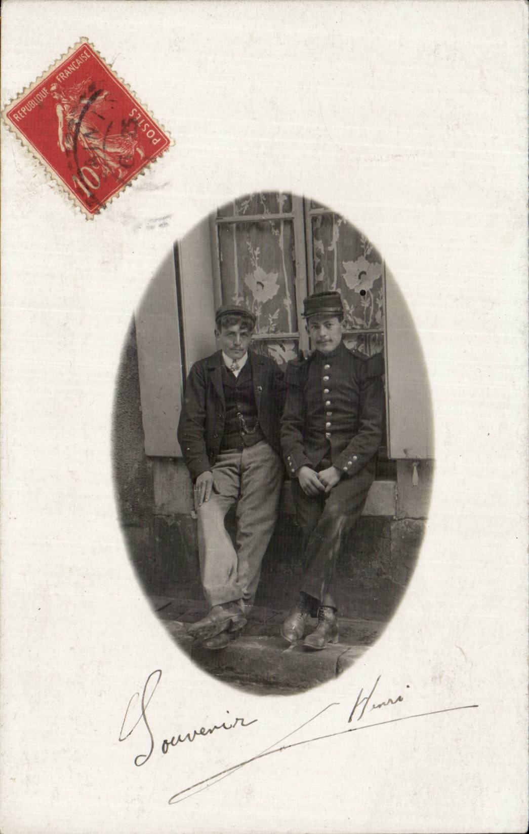 Real photo Militaria Soldiers