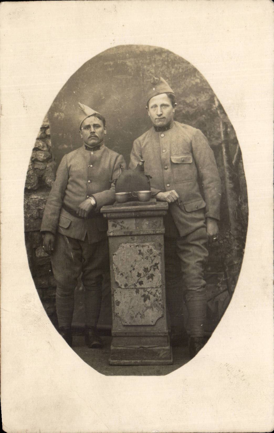 Real photo Militaria Soldiers