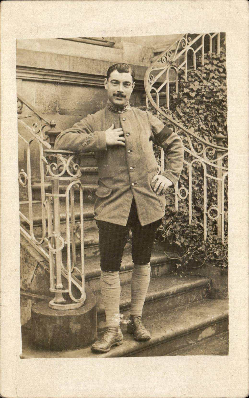 Real photo Militaria Soldier