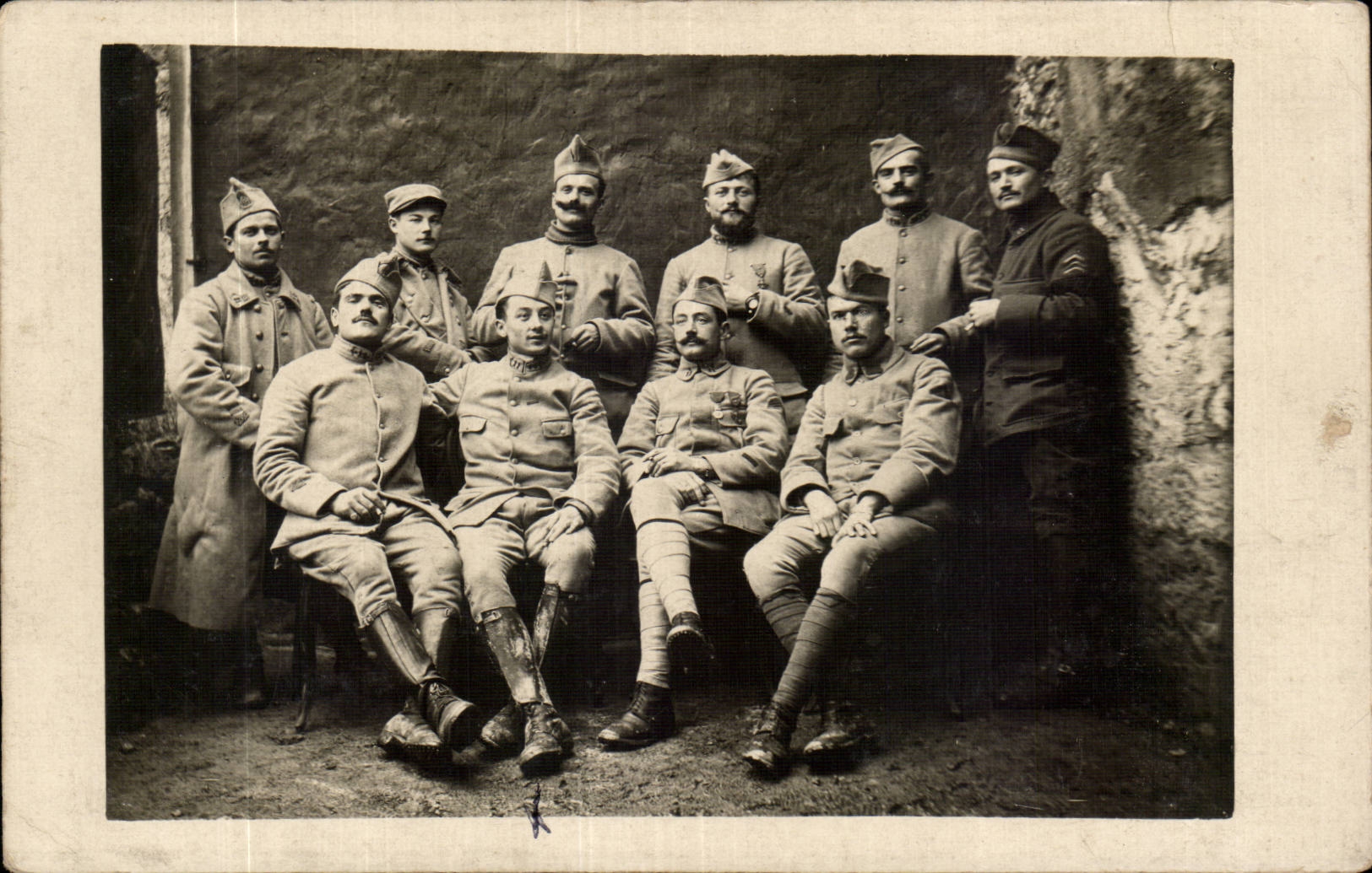 Real photo Militaria Soldiers