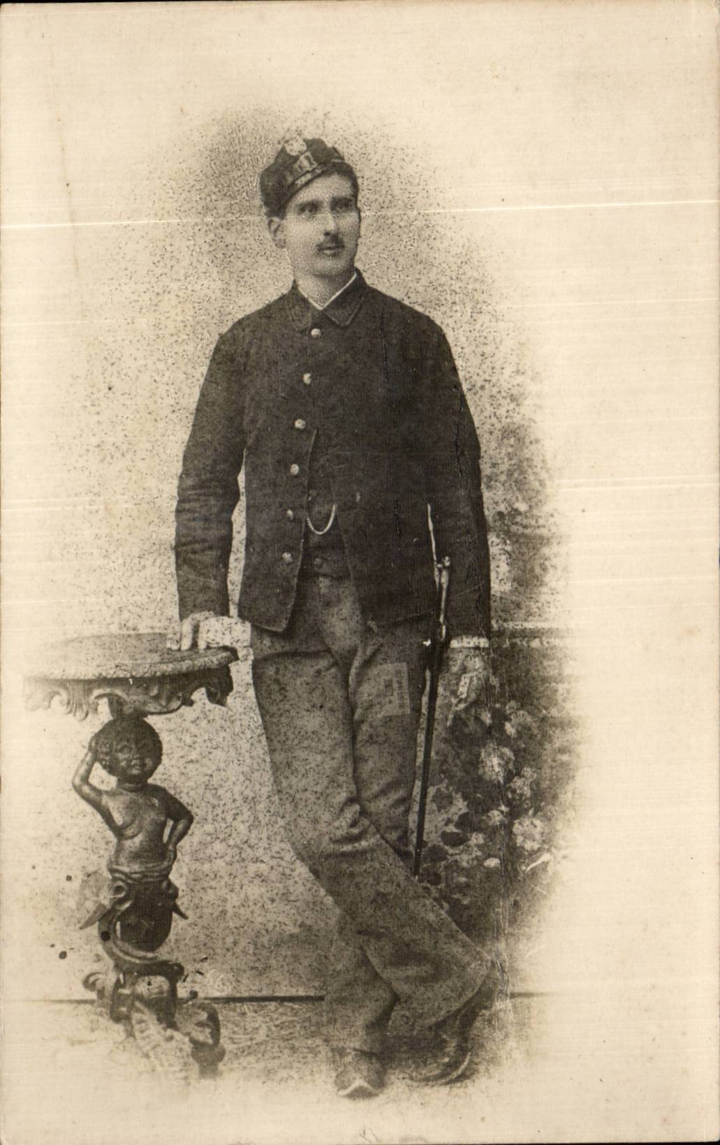 Real photo Militaria Soldier