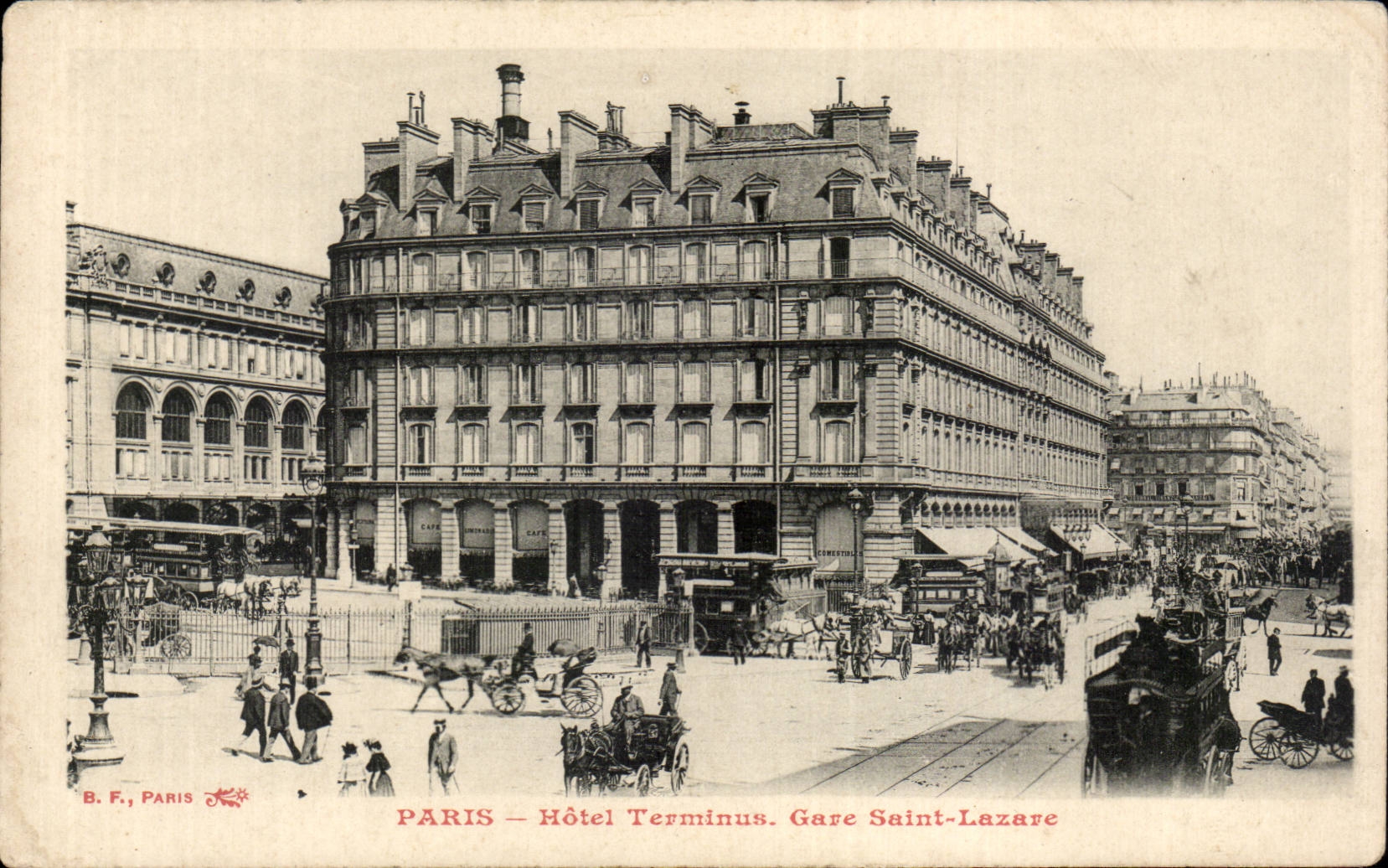 Paris - 8 - Station Saint Lazare - CPA