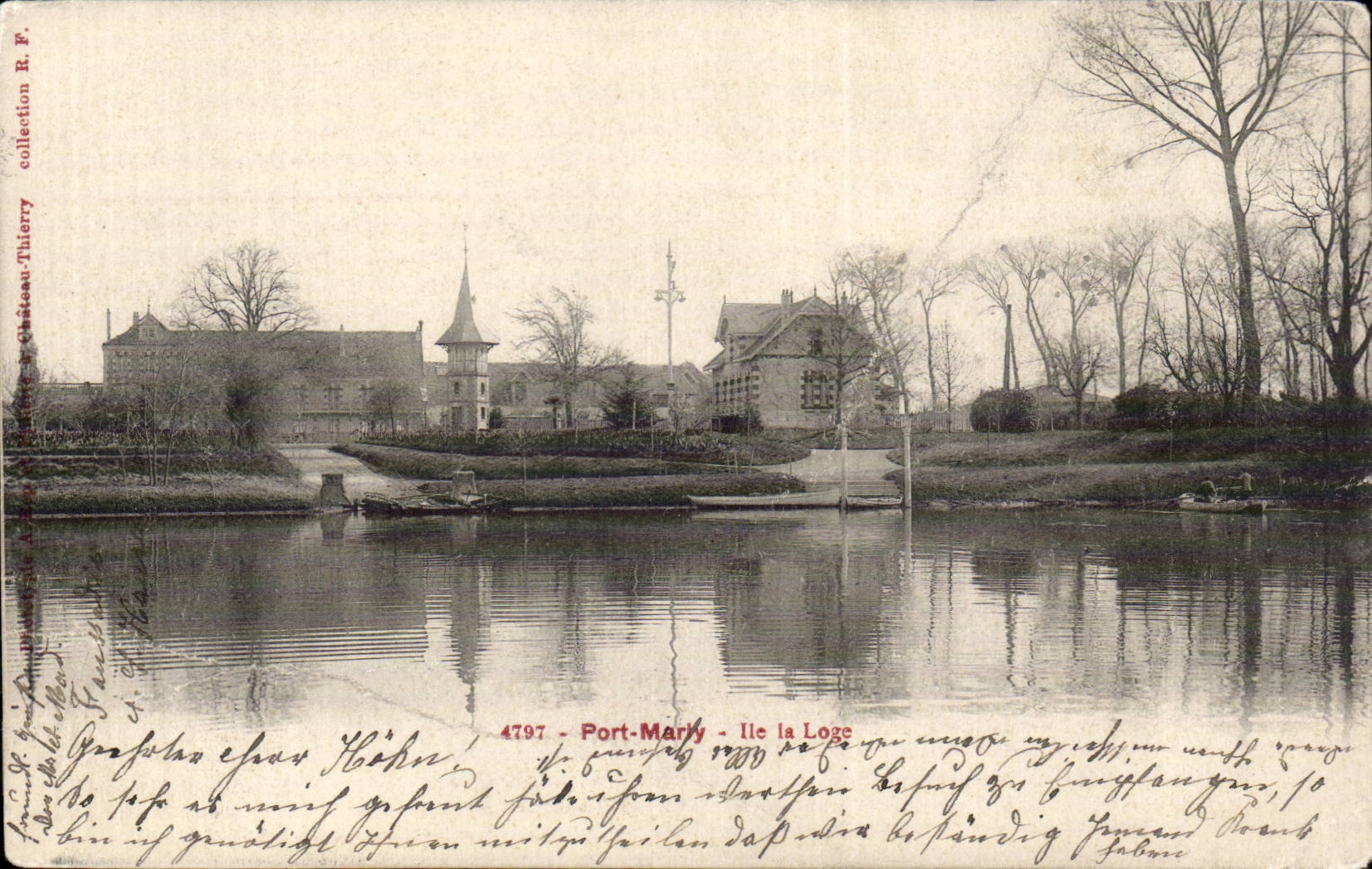 Marly port - Island the Cabin - CPA