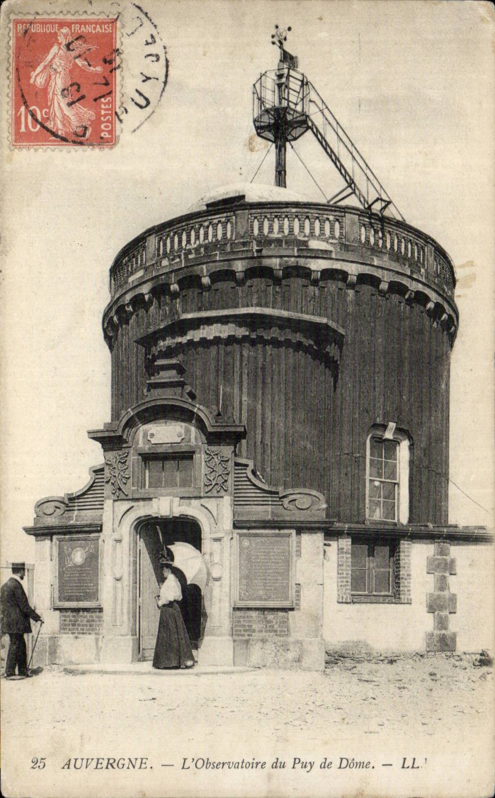 Auvergne - Observatory of Puy de Dome - CPA