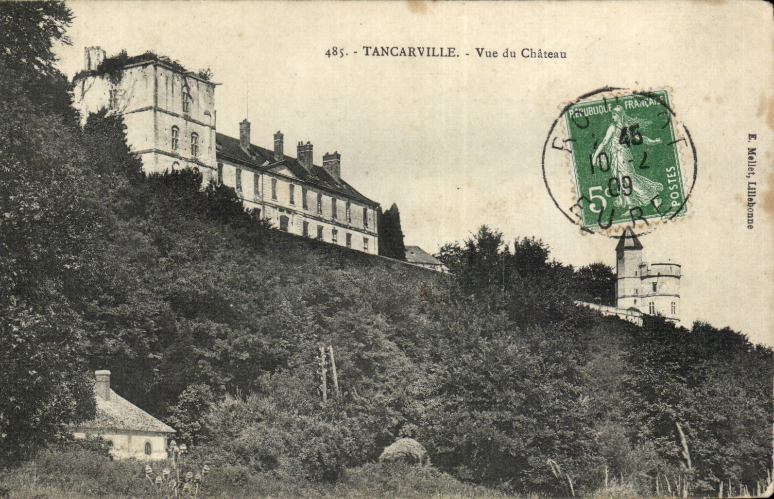 Tancarville - Sight of the Castle - CPA