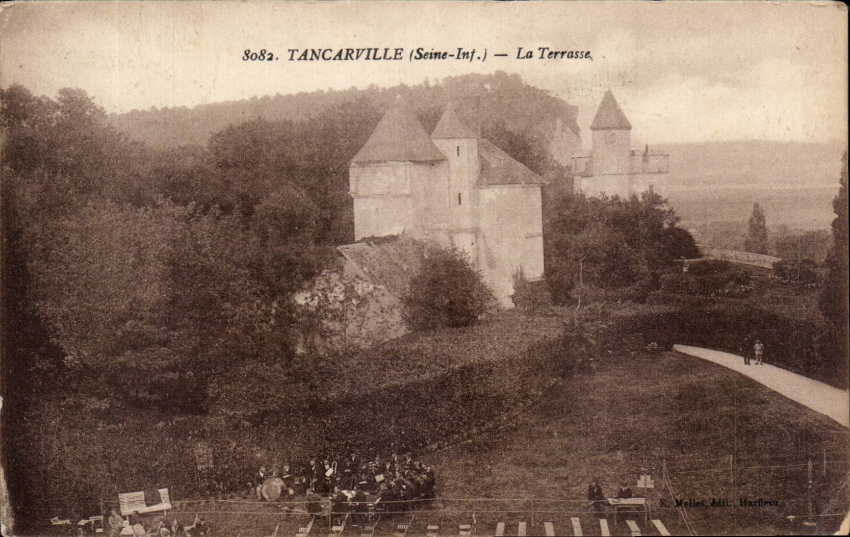 Tancarville - La Terrasse - CPA 