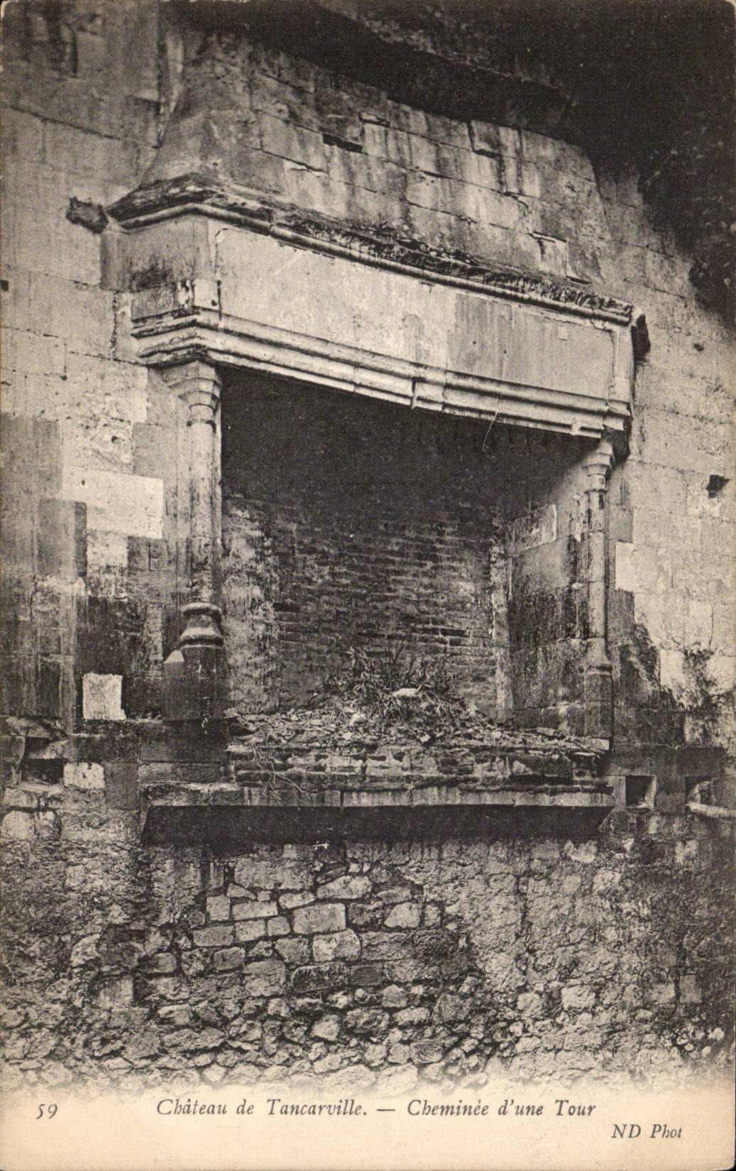 Tancarville - Le Chateau - Le Cheminee d une Tour - CPA 