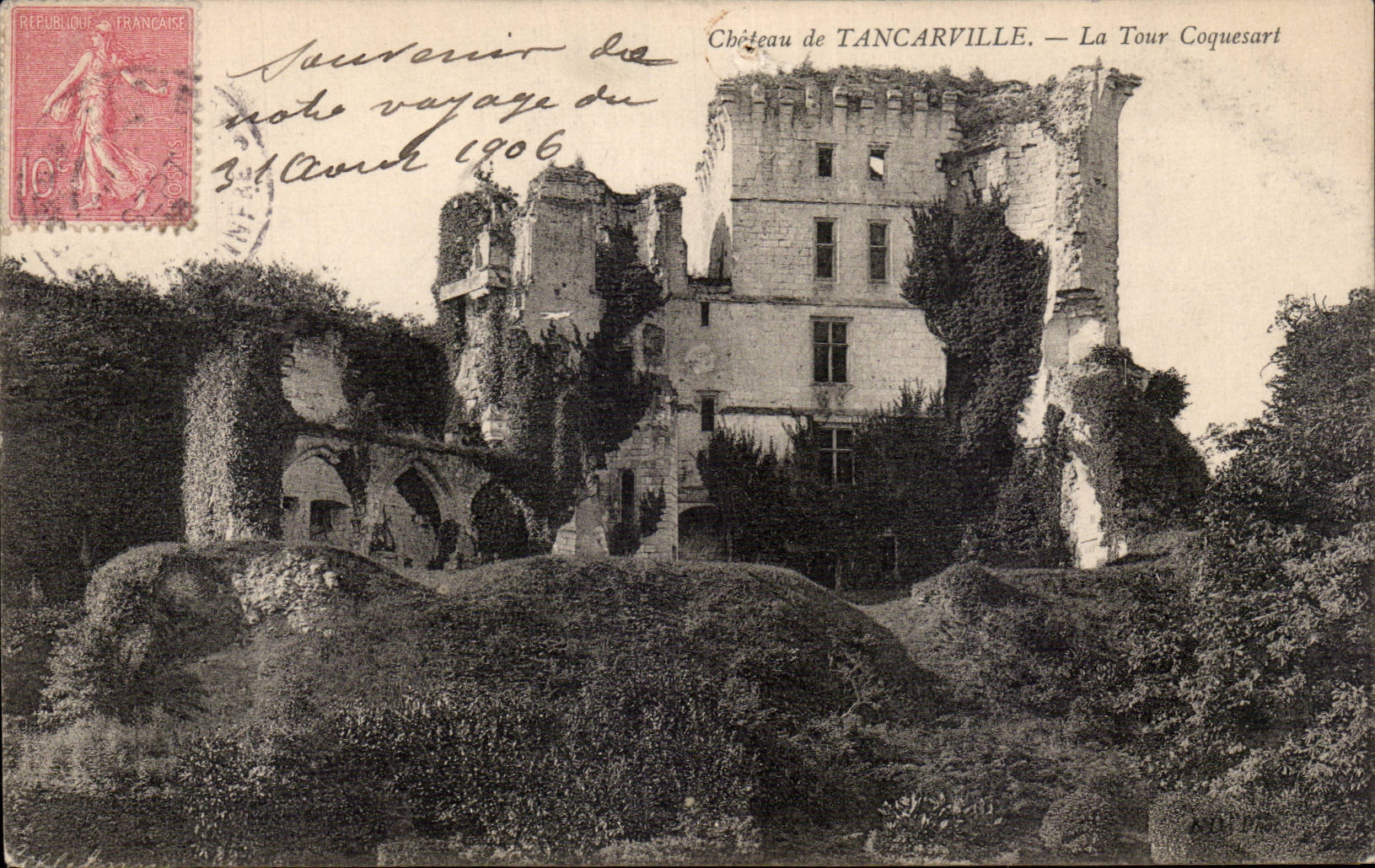 Tancarville - La Tour Coquesart - CPA