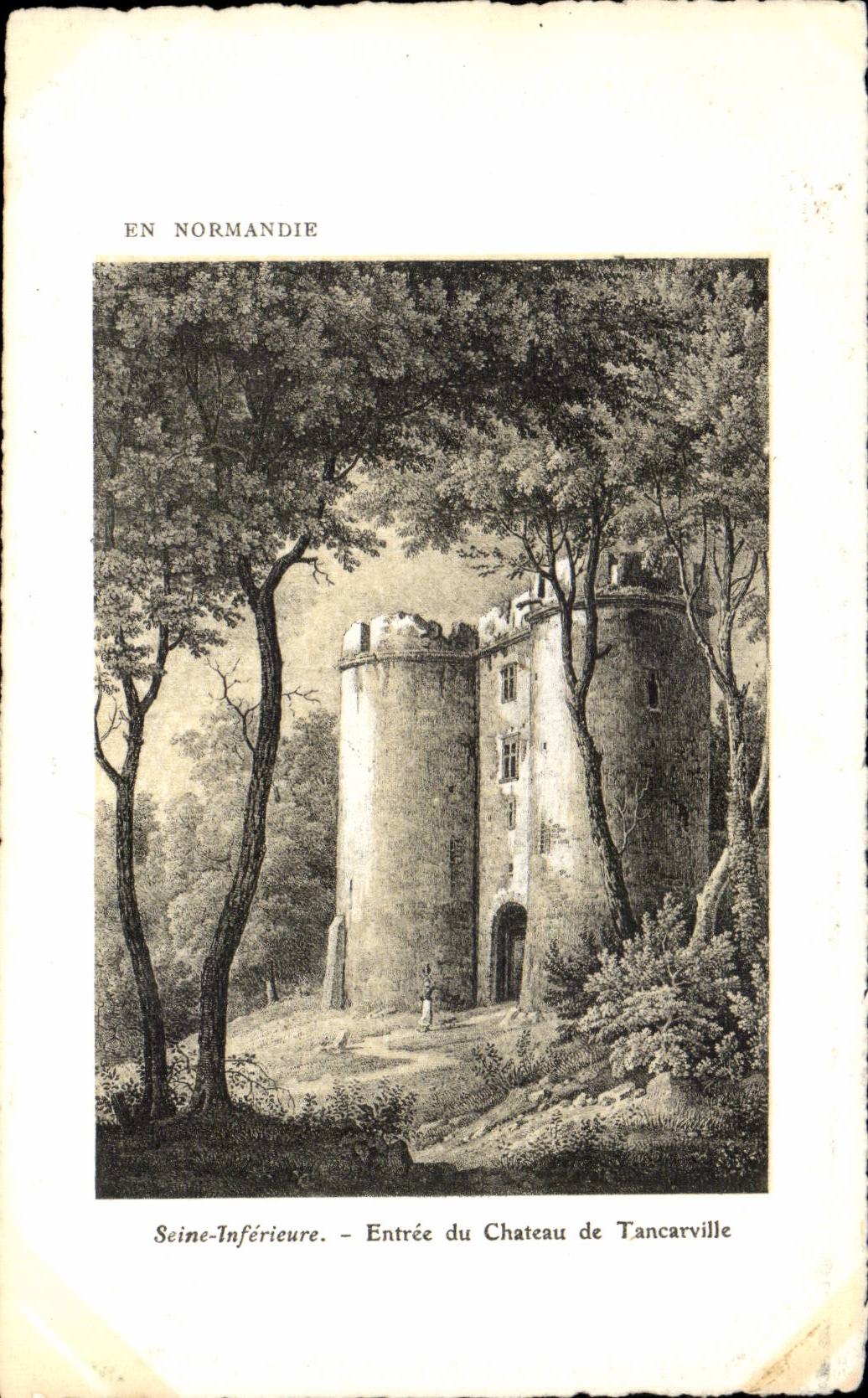 Tancarville - Entree du Chateau - CPA