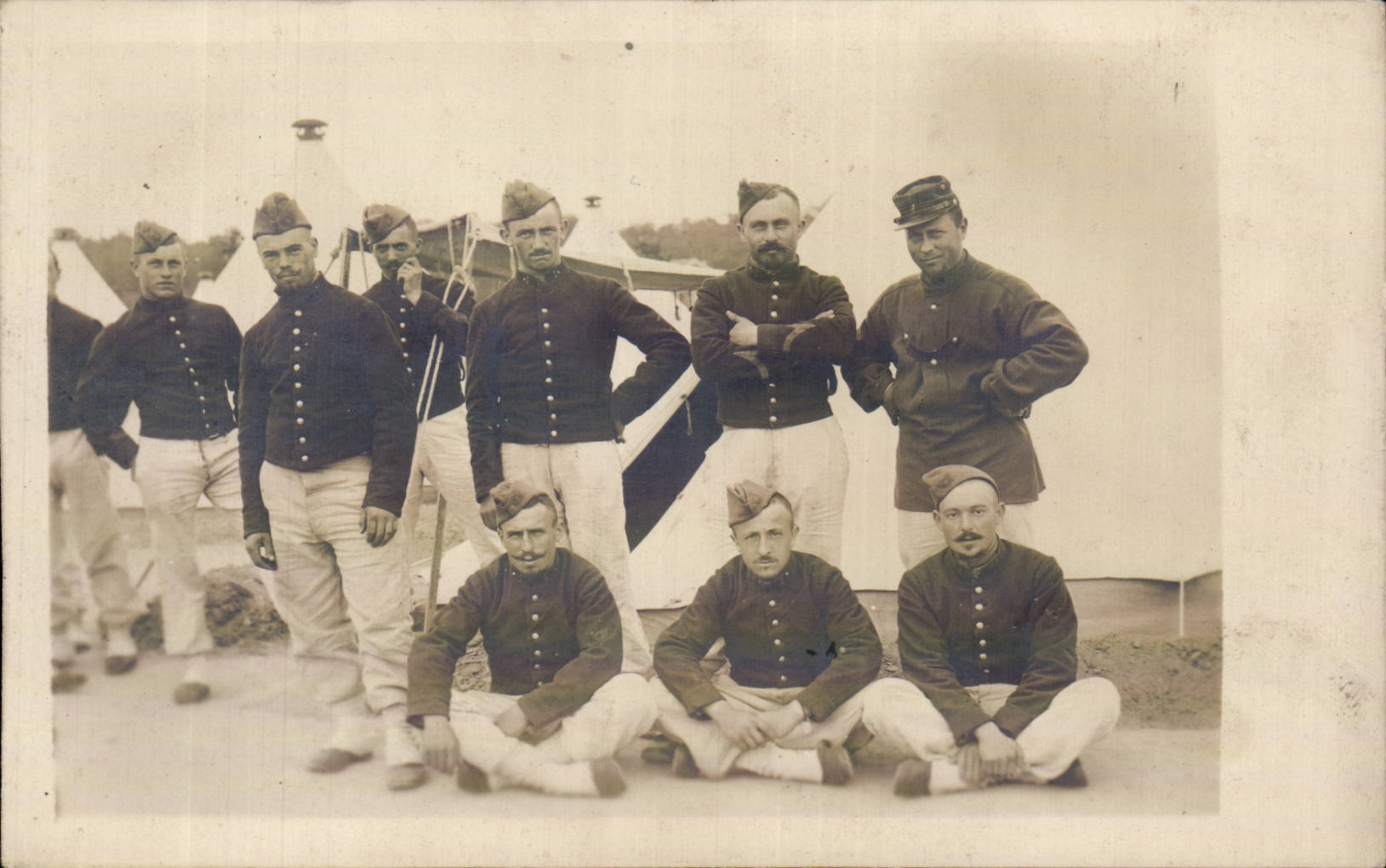 Real photo Soldiers Militaria Troyes